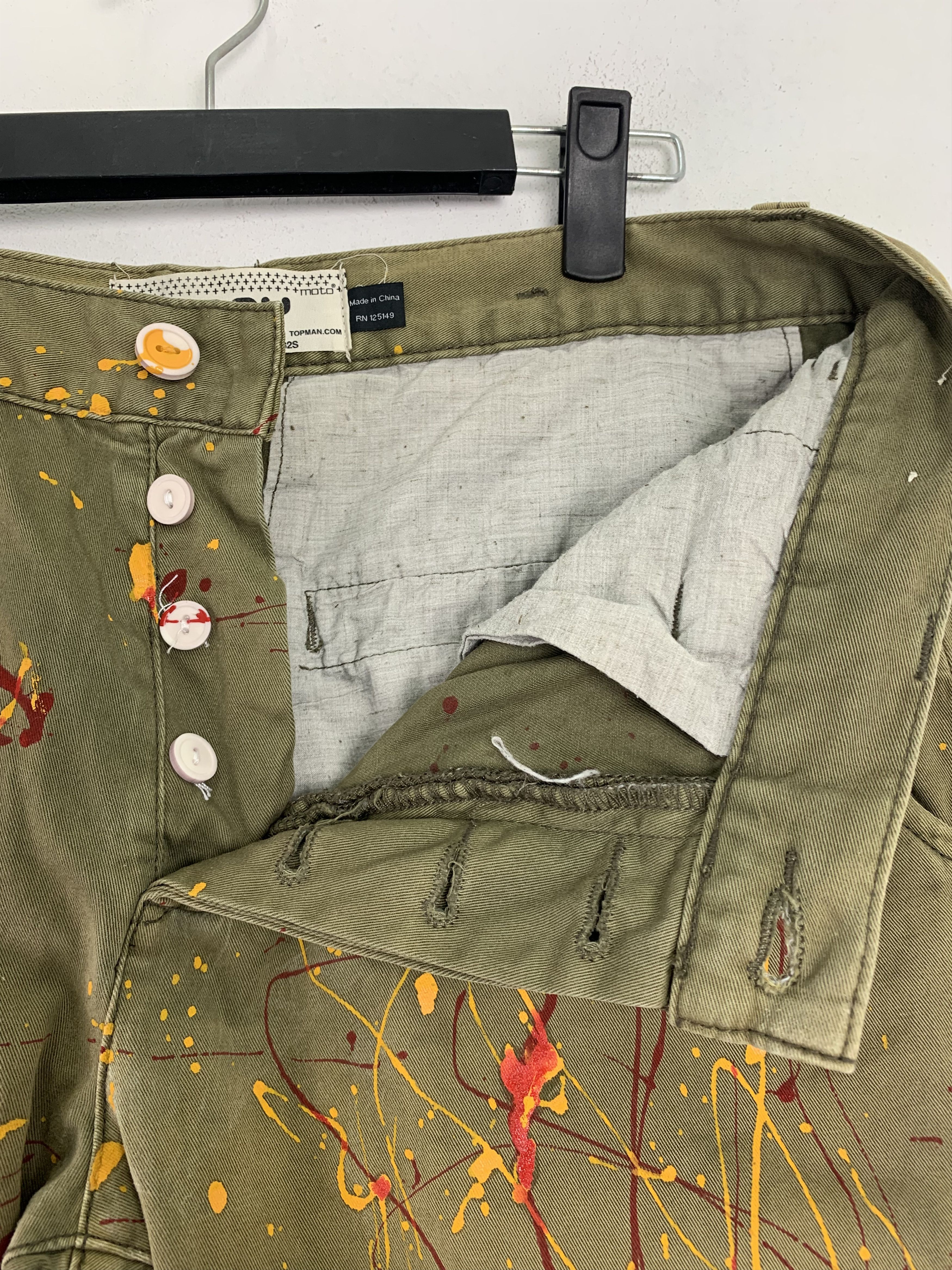 Japanese Brand Pants Skinny Painted Custom Japanese Branded Streetwear Size US 31 - 10 Thumbnail