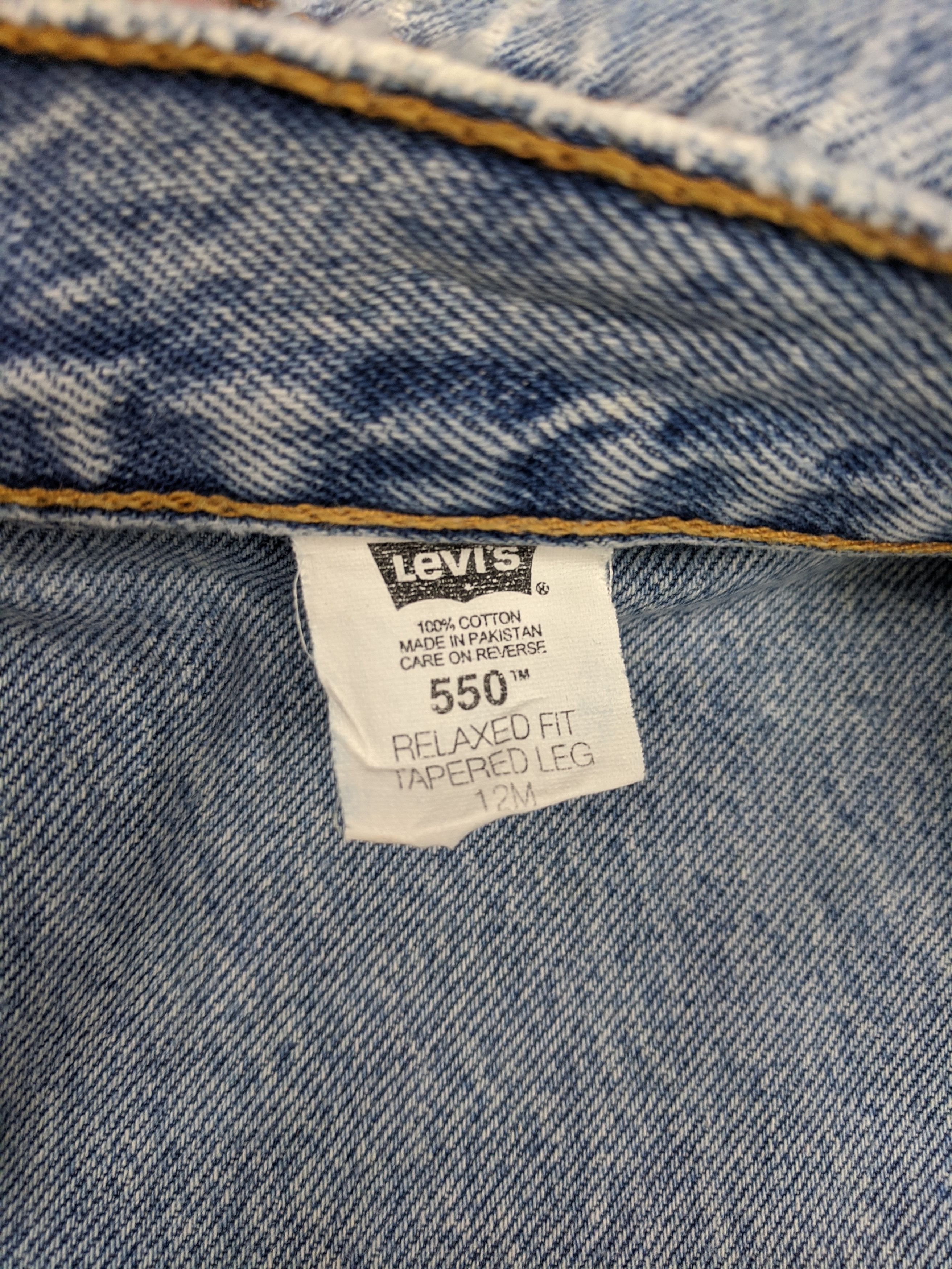 Levi's Vintage Levis 550 Jeans DP0642 Size US 31 - 6 Thumbnail
