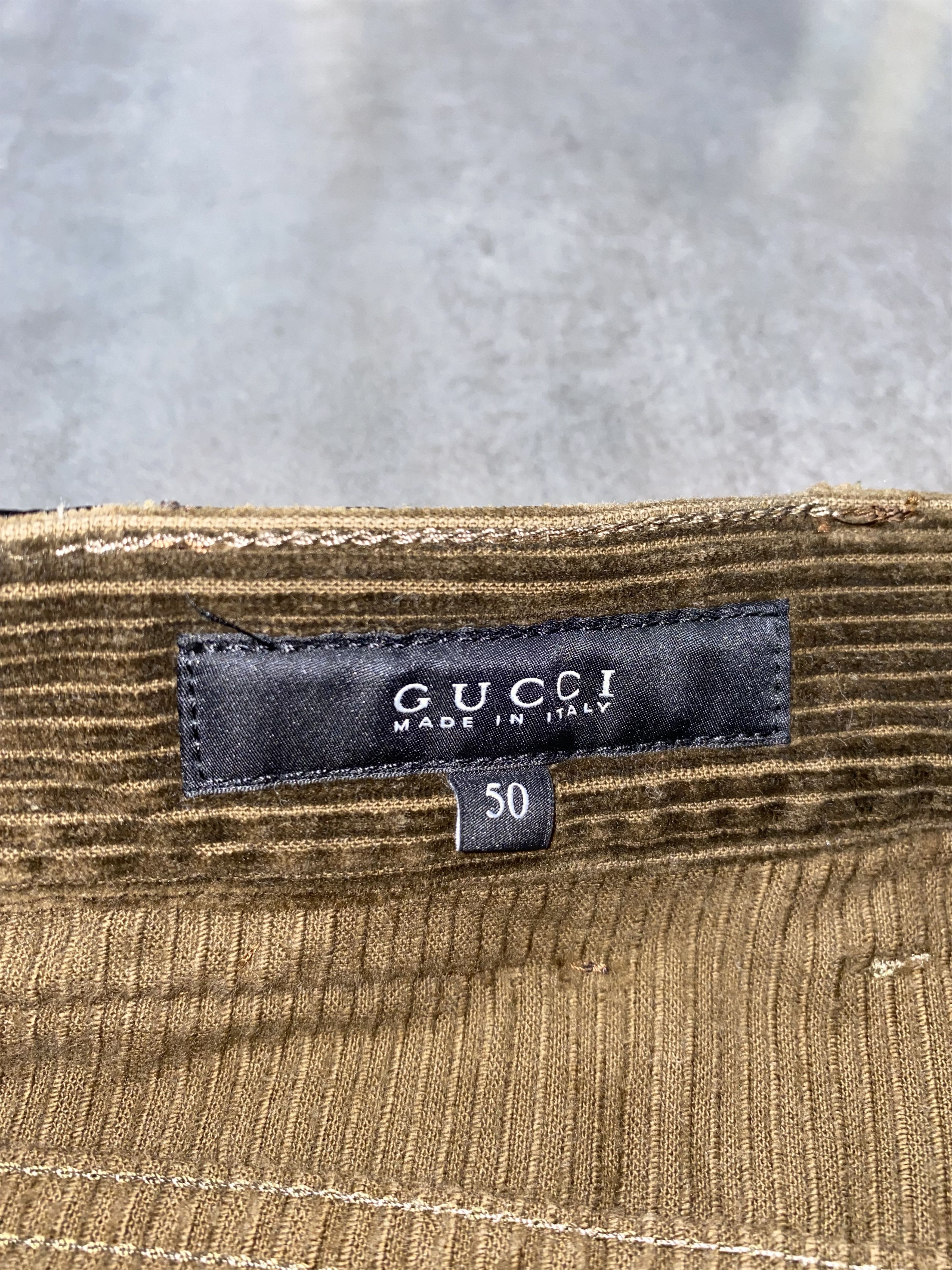 Gucci Gucci 70'S Brown Corduroy Casual Pants Size US 34 / EU 50 - 12 Thumbnail