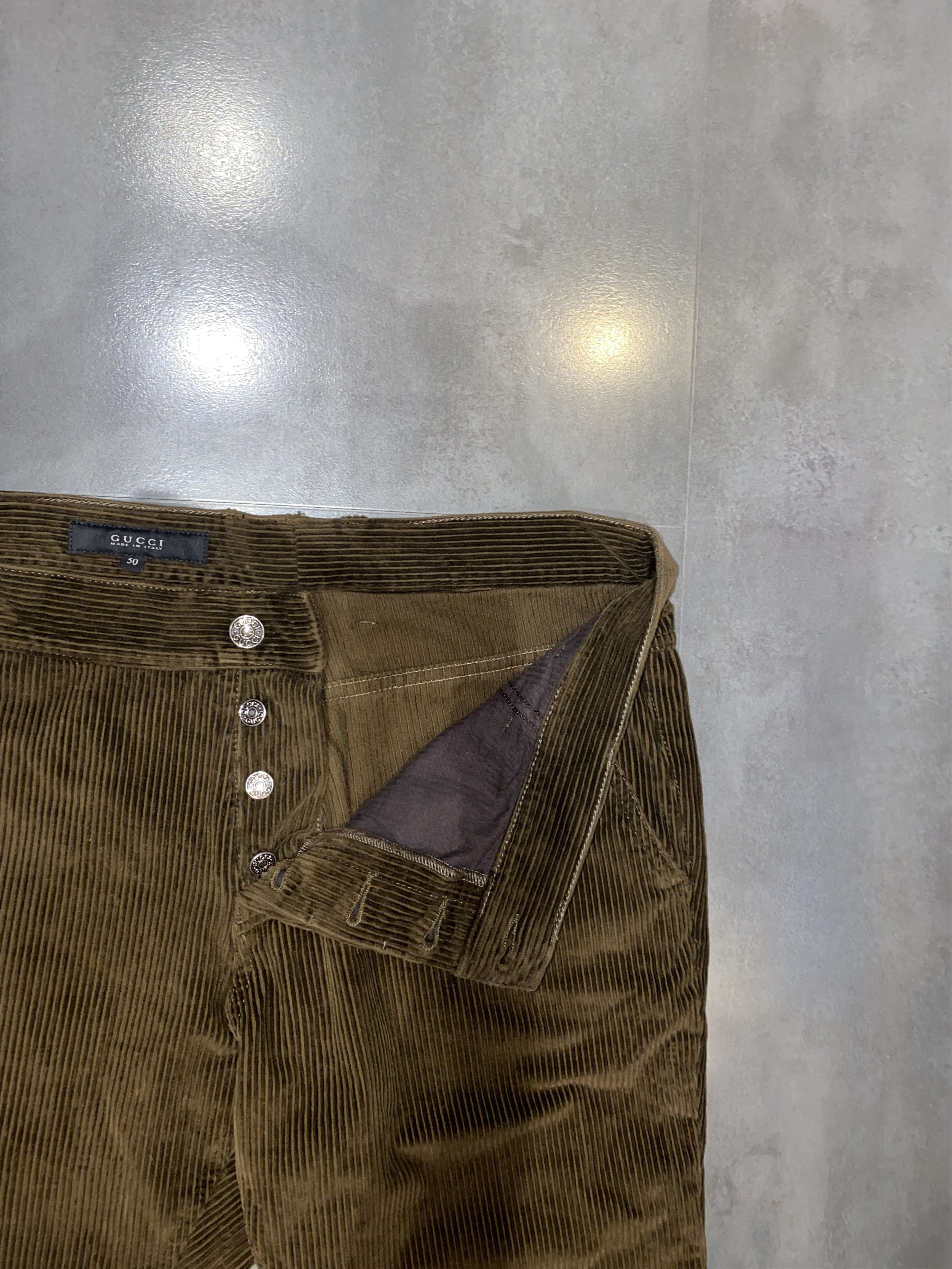 Gucci Gucci 70'S Brown Corduroy Casual Pants Size US 34 / EU 50 - 11 Thumbnail