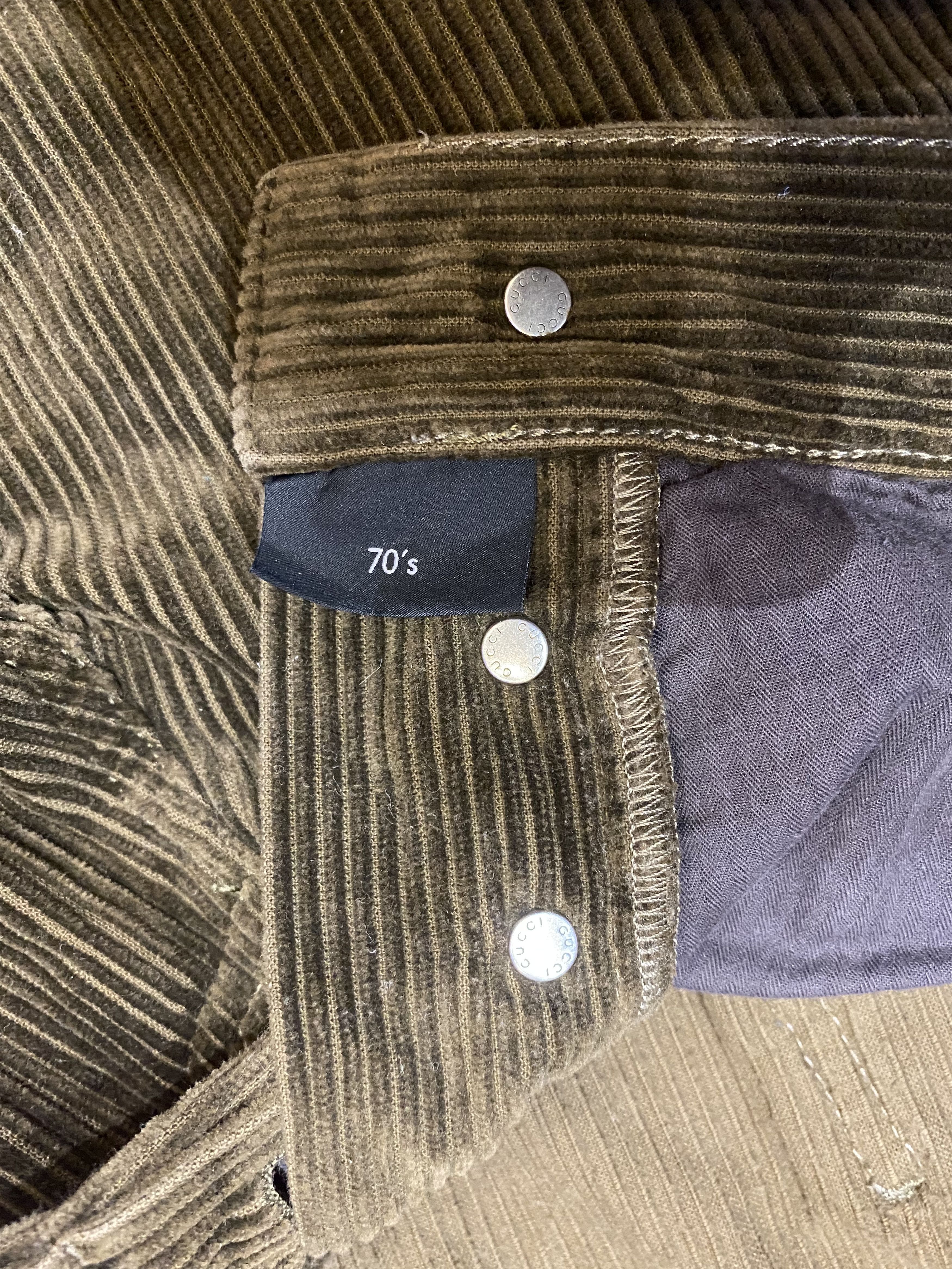 Gucci Gucci 70'S Brown Corduroy Casual Pants Size US 34 / EU 50 - 13 Thumbnail