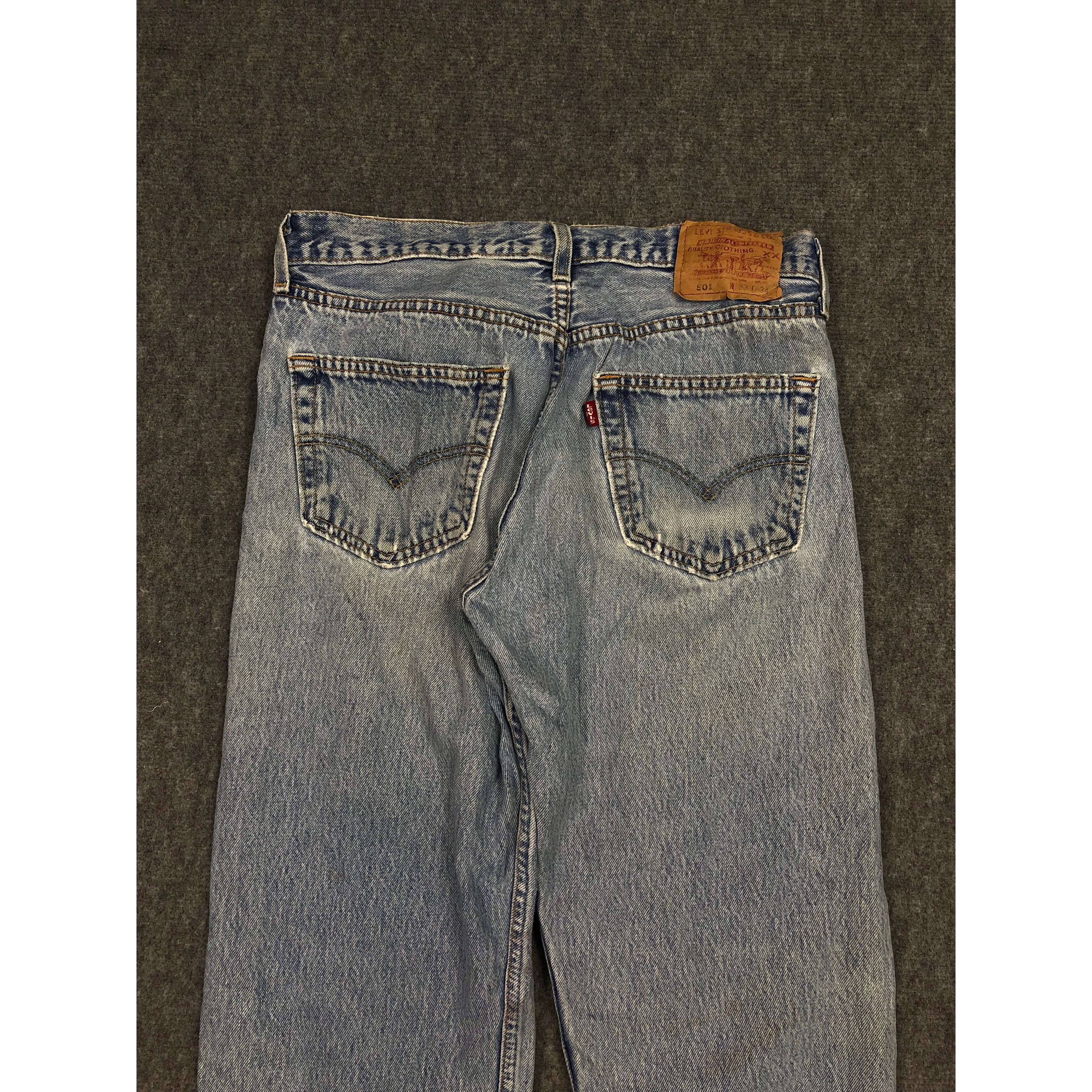 Levi's Vintage Levis 501 Faded Denim Pant DP0108 Size US 31 - 4 Thumbnail