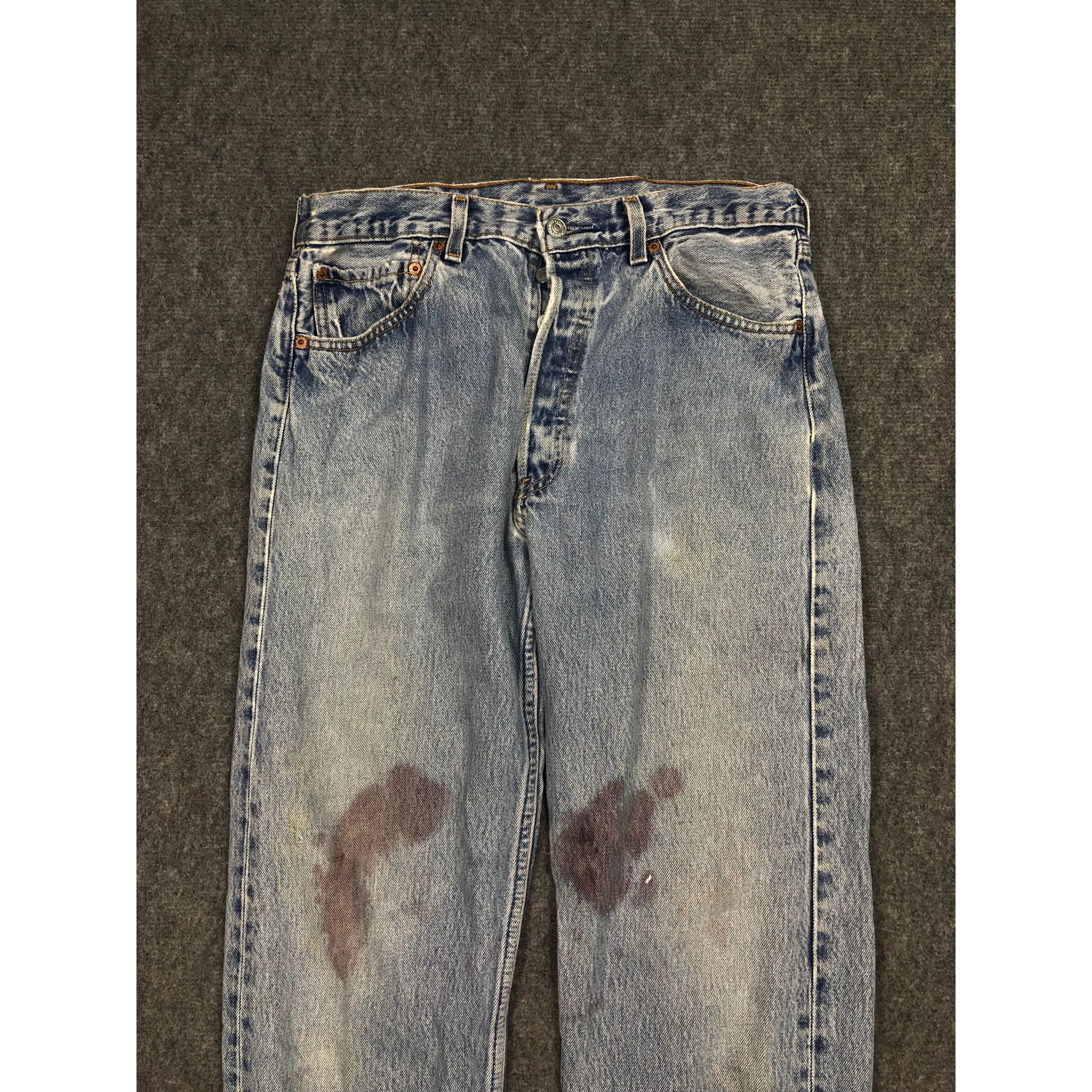 Levi's Vintage Levis 501 Faded Denim Pant DP0108 Size US 31 - 3 Thumbnail