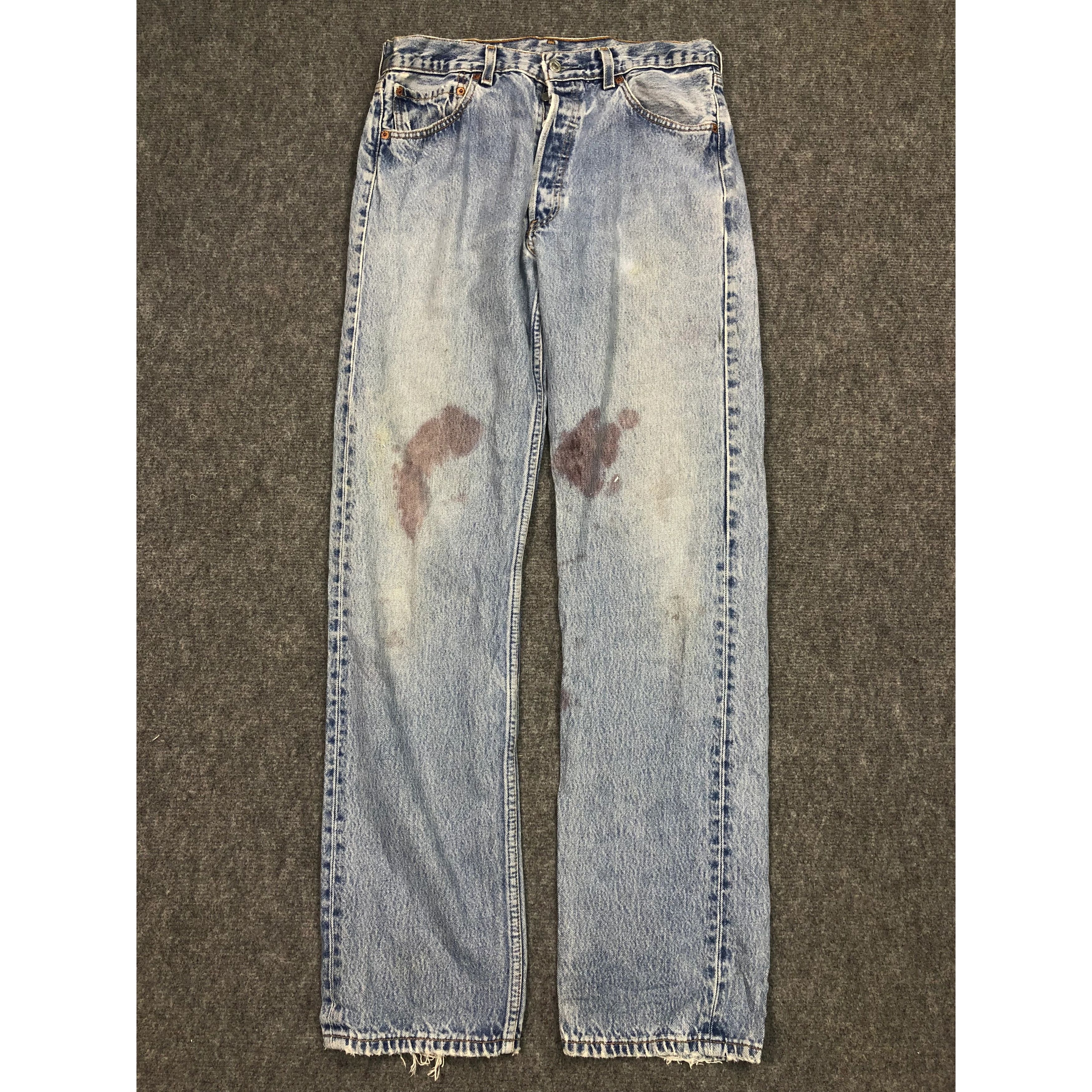 Levi's Vintage Levis 501 Faded Denim Pant DP0108 Size US 31 - 1 Thumbnail