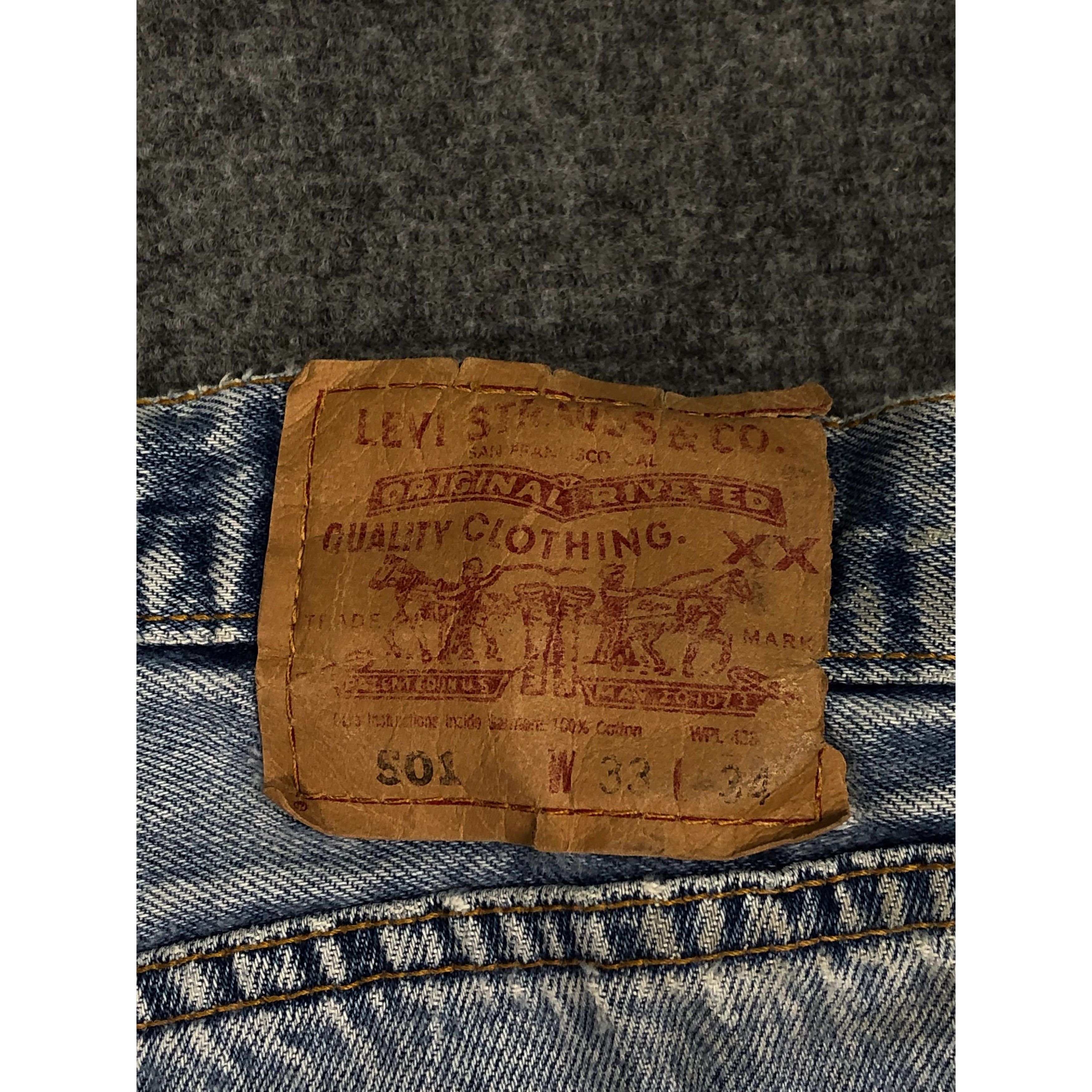 Levi's Vintage Levis 501 Faded Denim Pant DP0108 Size US 31 - 5 Thumbnail