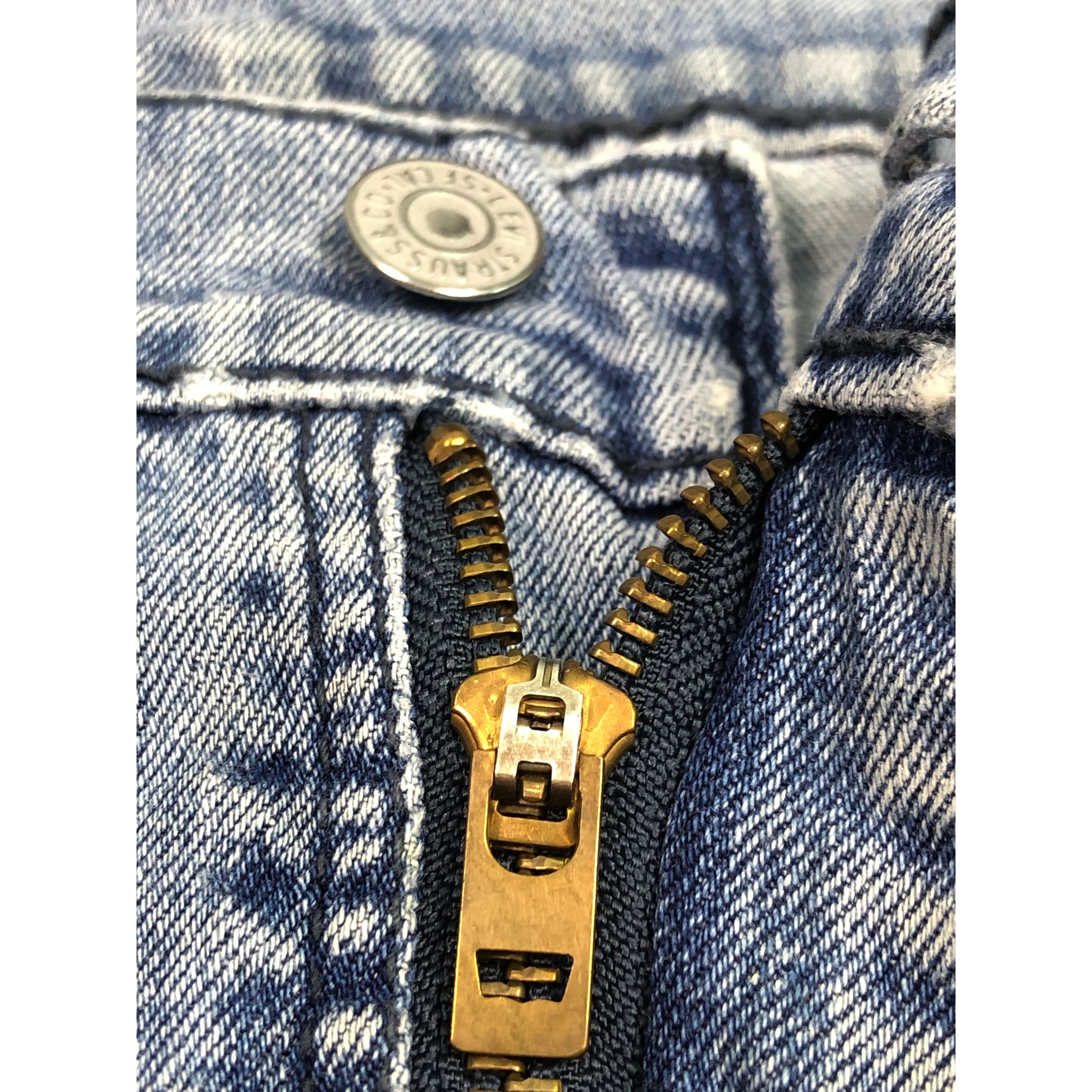 Levi's Vintage Levis 514 Blue Denim DP0200 Size US 31 - 6 Thumbnail