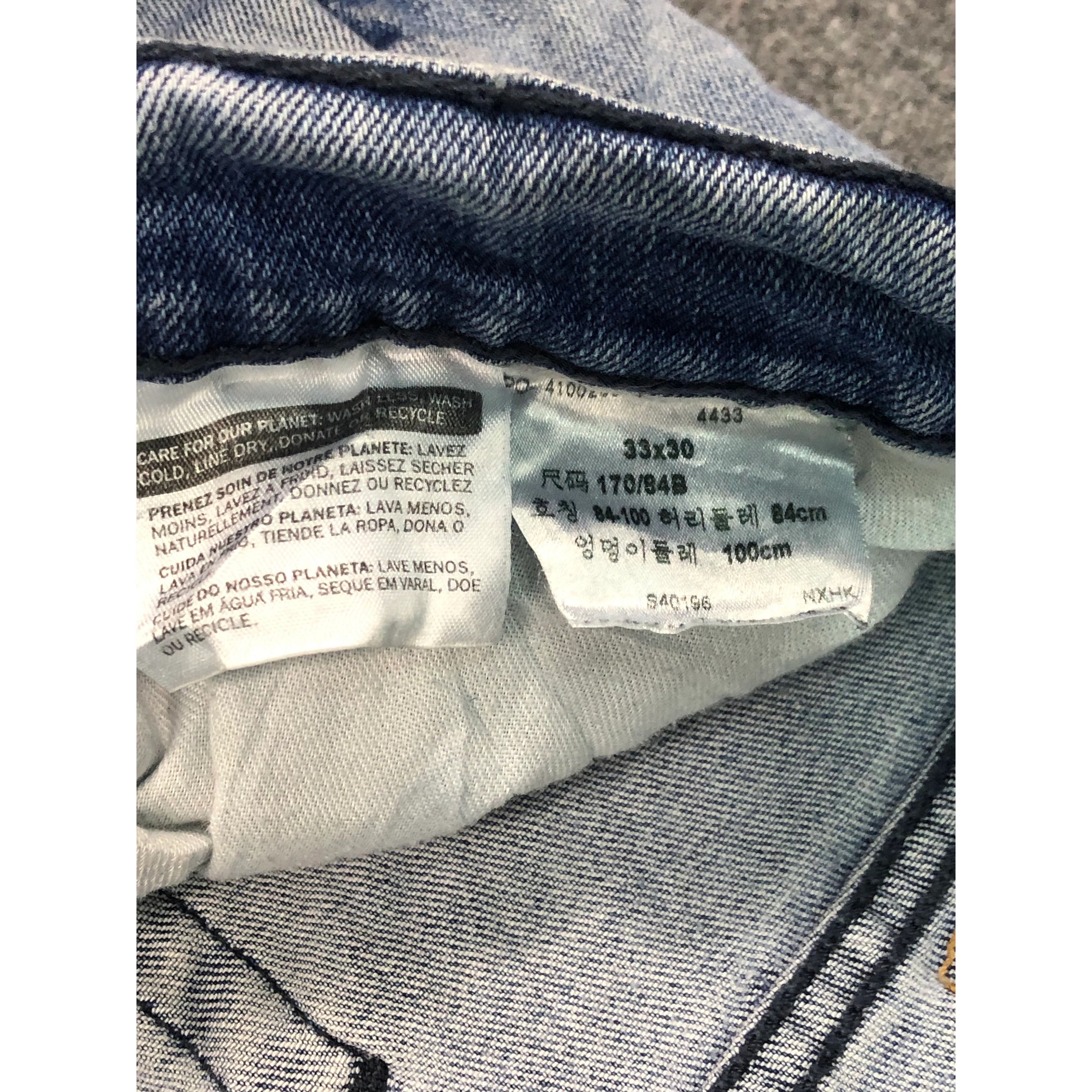 Levi's Vintage Levis 514 Blue Denim DP0200 Size US 31 - 5 Thumbnail