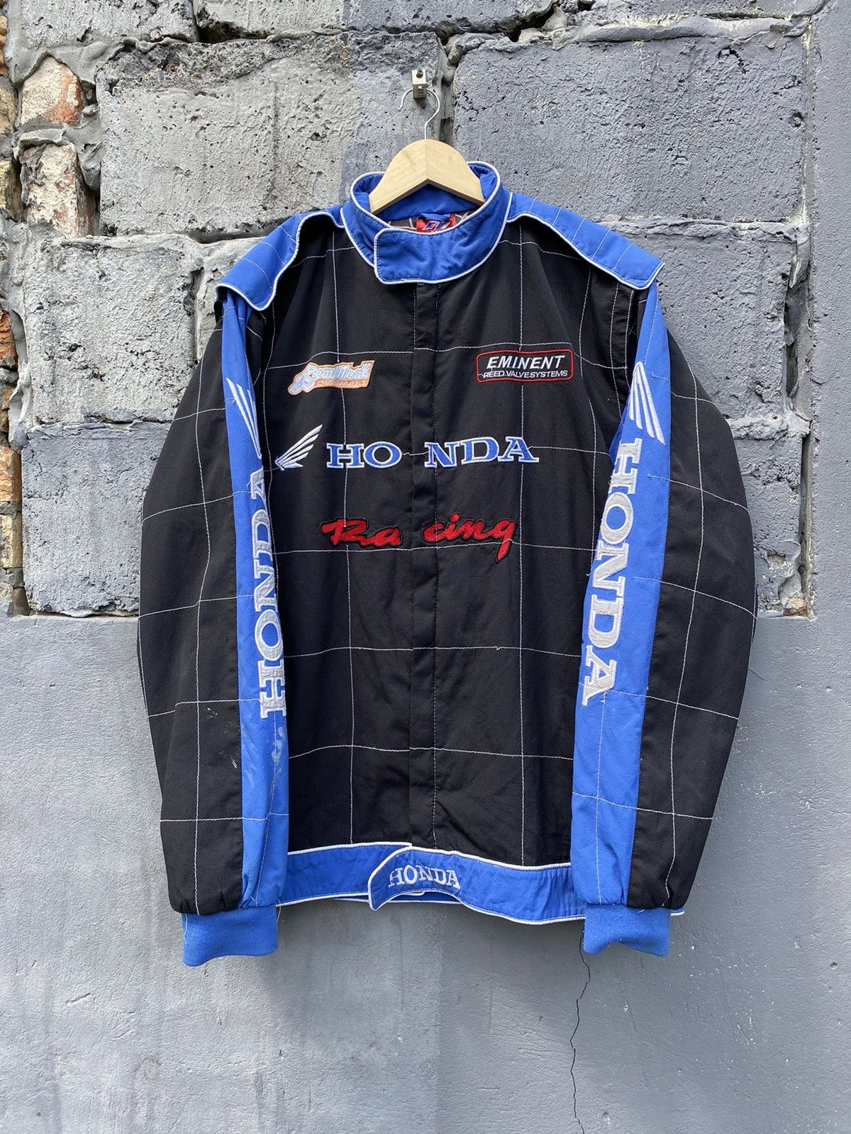 Honda × Vintage Vintage 90s Honda x Woody Woodpecker Racing Jacket Size L Size US L / EU 52-54 / 3 - 1 Thumbnail