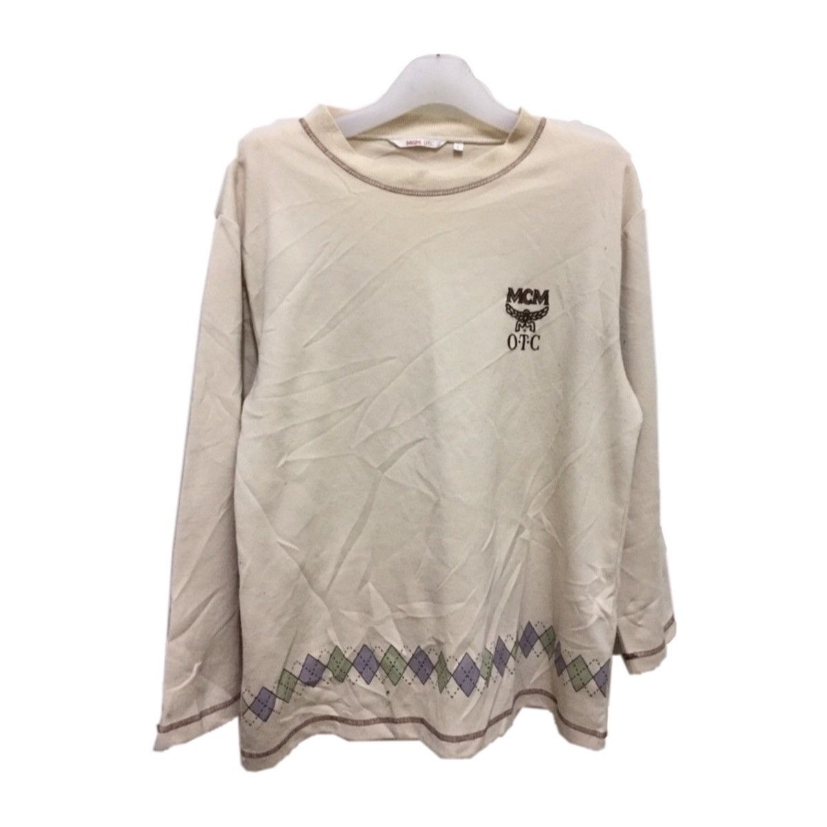 MCM Vintage 90s MCM OTR long sleeve Sweastshirt Size US L / EU 52-54 / 3 - 1 Thumbnail