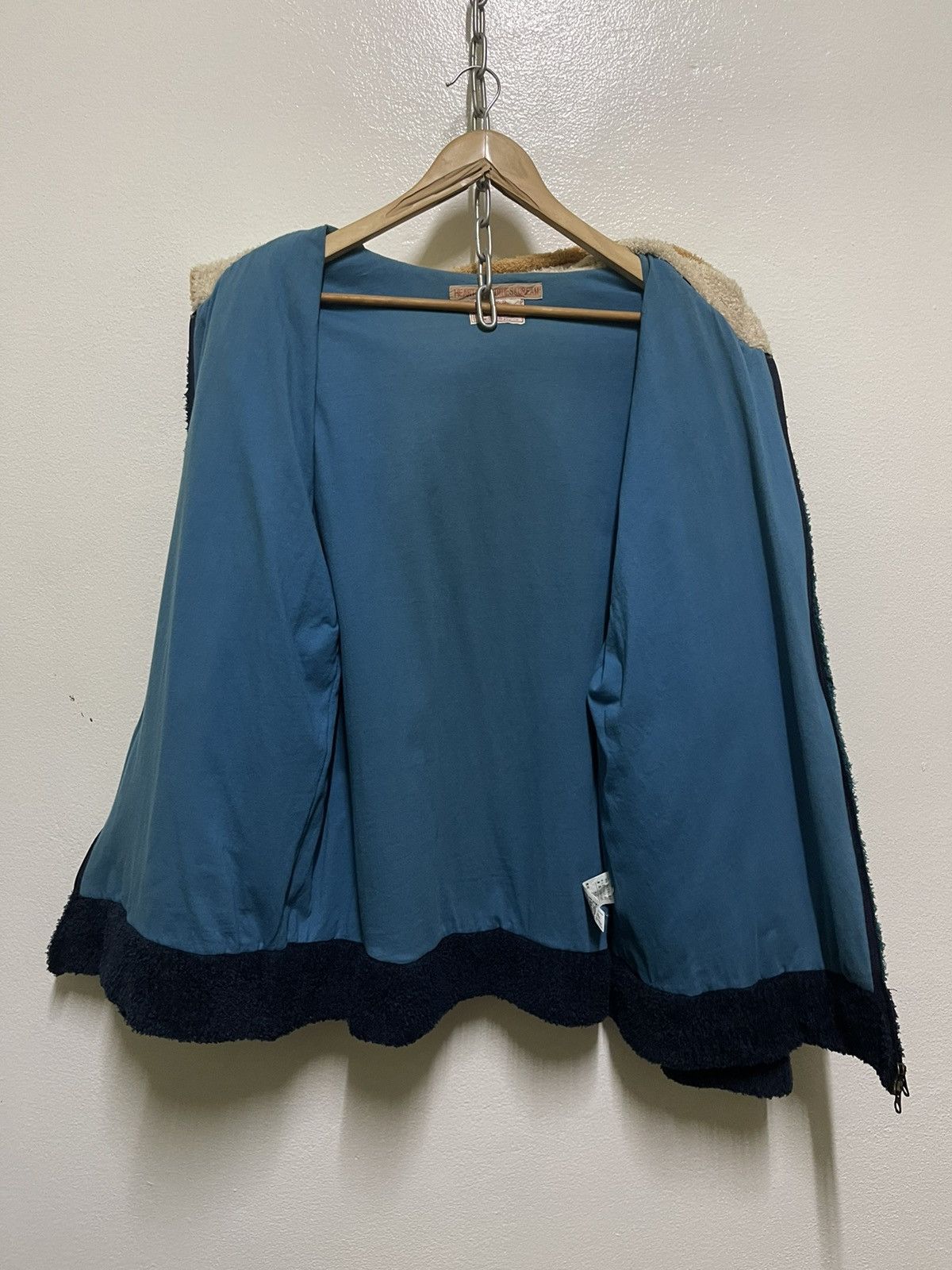 Japanese Brand × Vintage Kriff Mayer Fleece Zipper Hoodie Multi Colour Hybrid Size US XXL / EU 58 / 5 - 7 Thumbnail