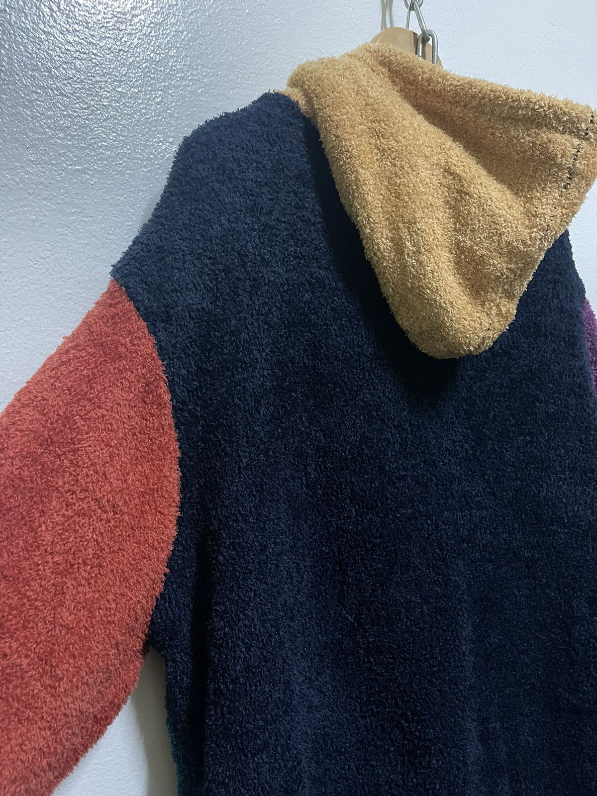 Japanese Brand × Vintage Kriff Mayer Fleece Zipper Hoodie Multi Colour Hybrid Size US XXL / EU 58 / 5 - 9 Thumbnail
