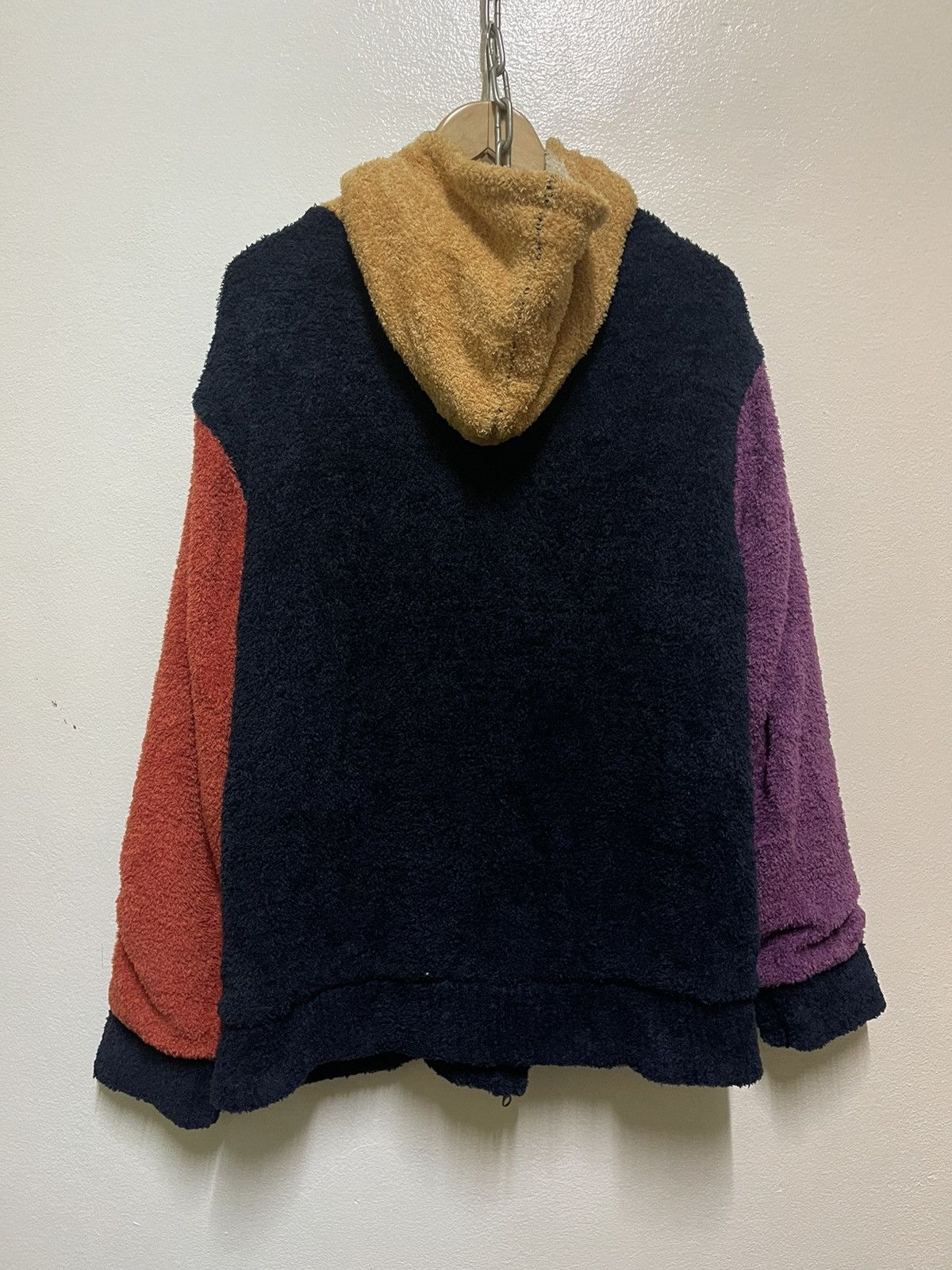 Japanese Brand × Vintage Kriff Mayer Fleece Zipper Hoodie Multi Colour Hybrid Size US XXL / EU 58 / 5 - 8 Thumbnail