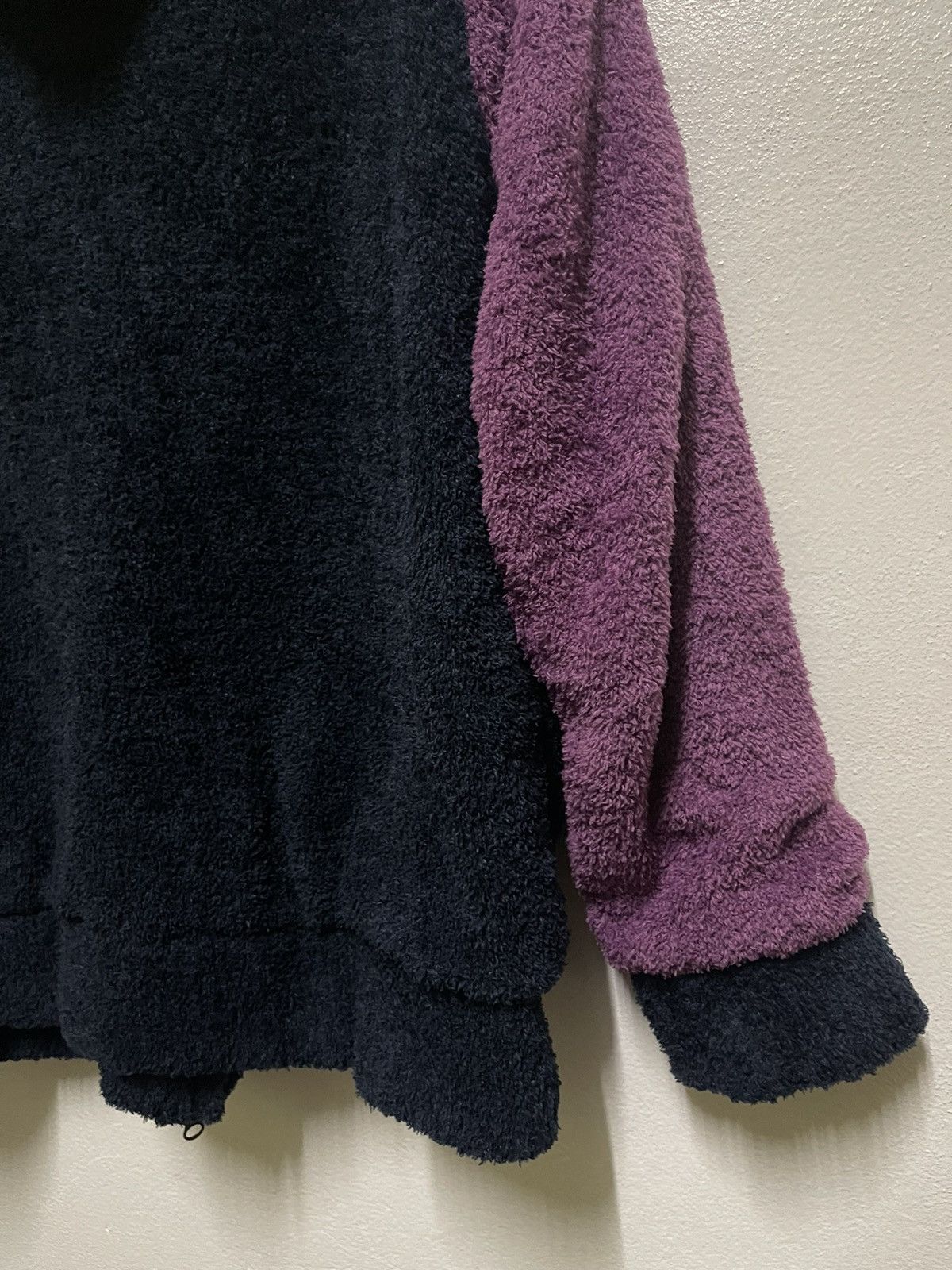 Japanese Brand × Vintage Kriff Mayer Fleece Zipper Hoodie Multi Colour Hybrid Size US XXL / EU 58 / 5 - 12 Thumbnail