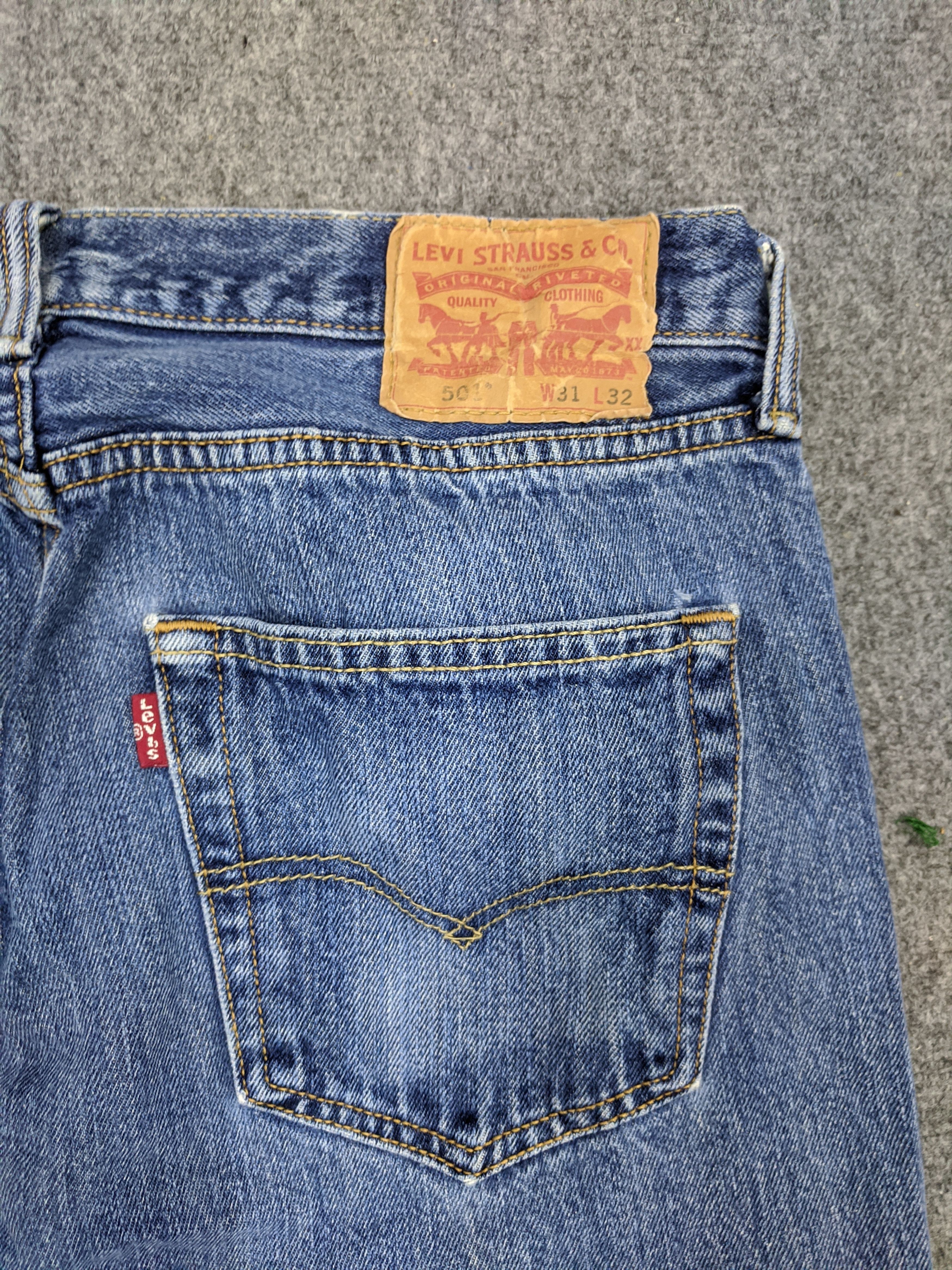 Levi's Vintage 90s Levis 501 Jeans DP0693 Size US 31 - 15 Thumbnail