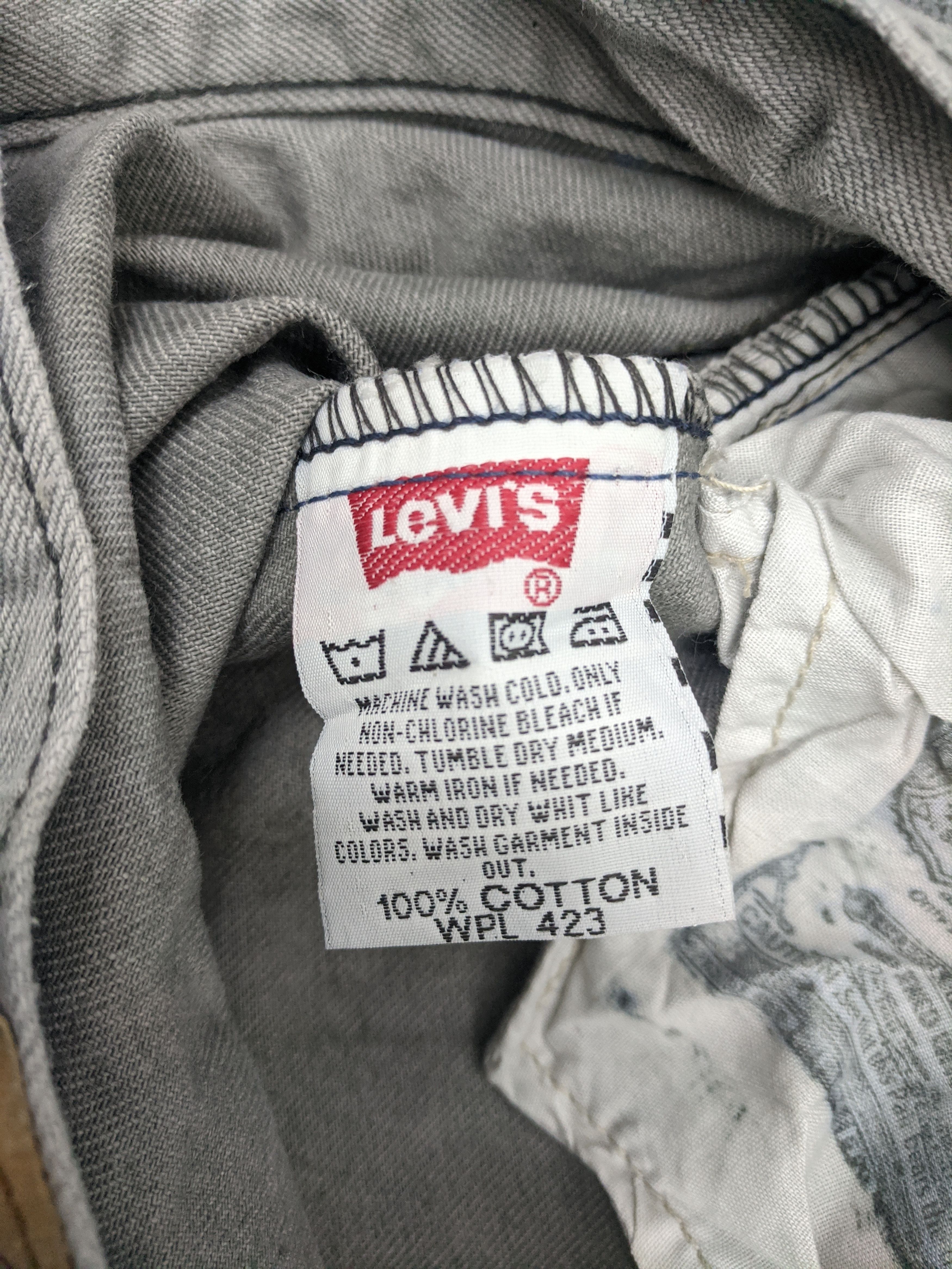 Levi's Vintage 90s Levis 501 Jeans DP0715 Size US 31 - 6 Thumbnail