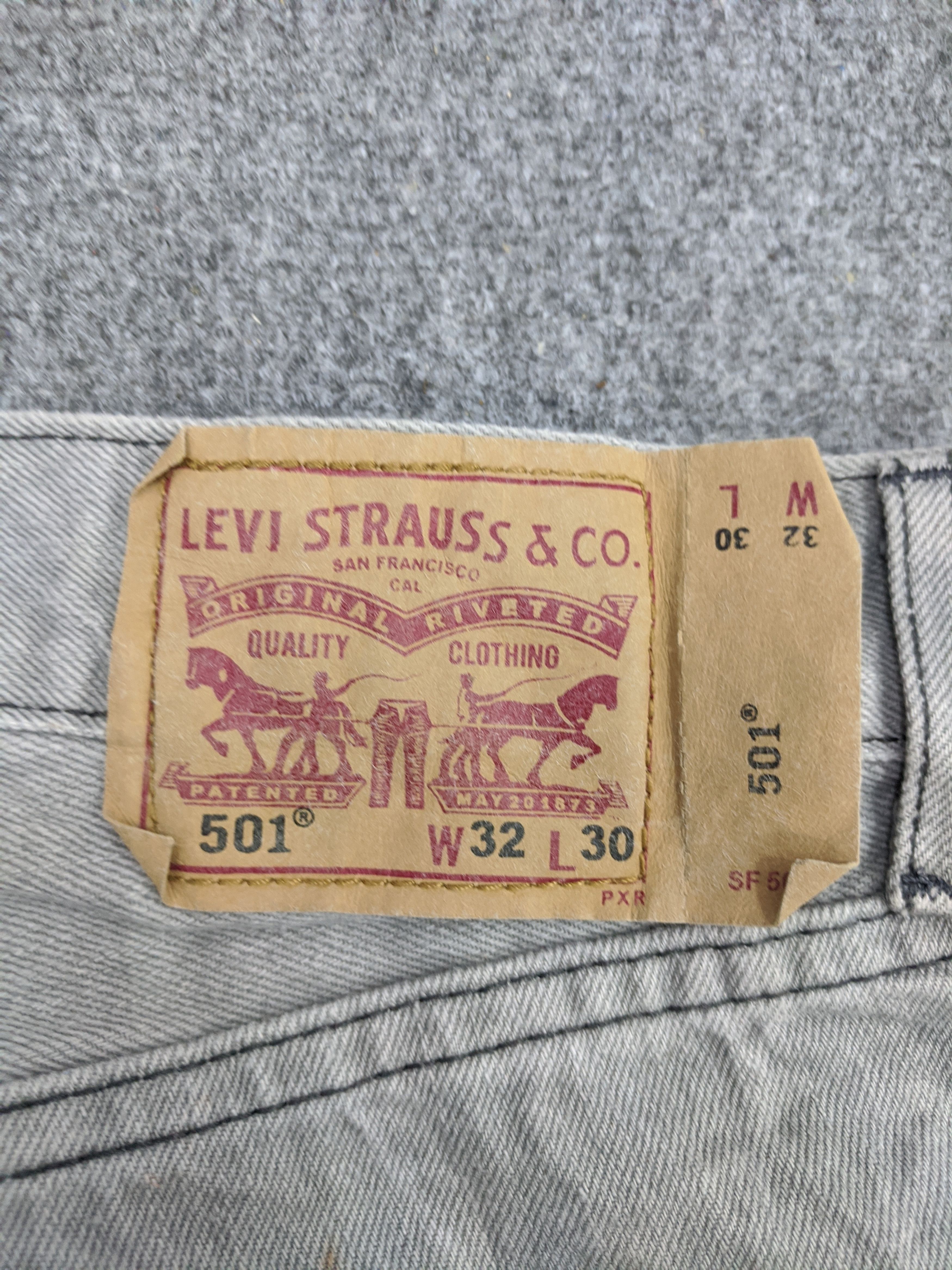 Levi's Vintage 90s Levis 501 Jeans DP0715 Size US 31 - 5 Thumbnail