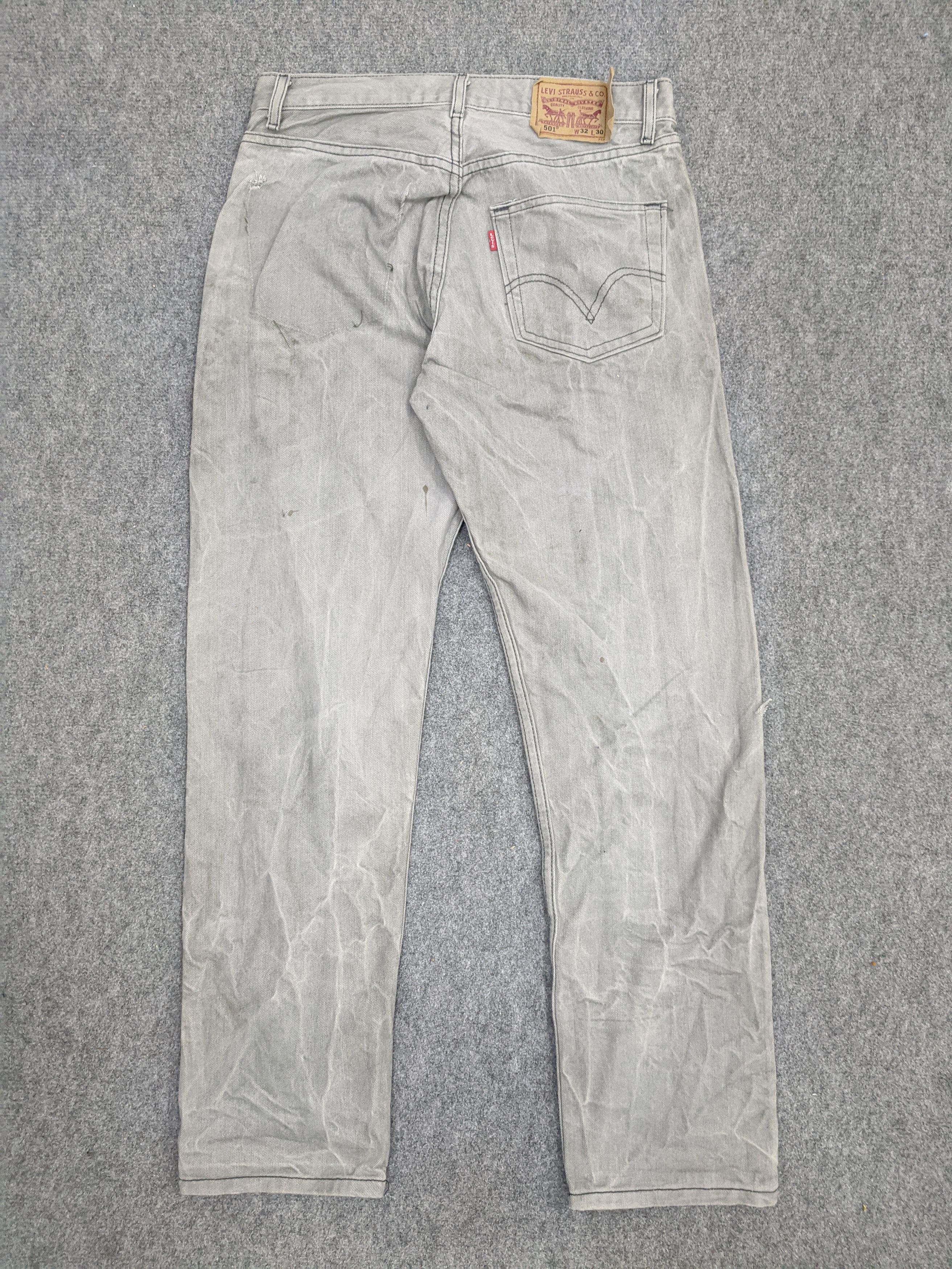 Levi's Vintage 90s Levis 501 Jeans DP0715 Size US 31 - 3 Thumbnail