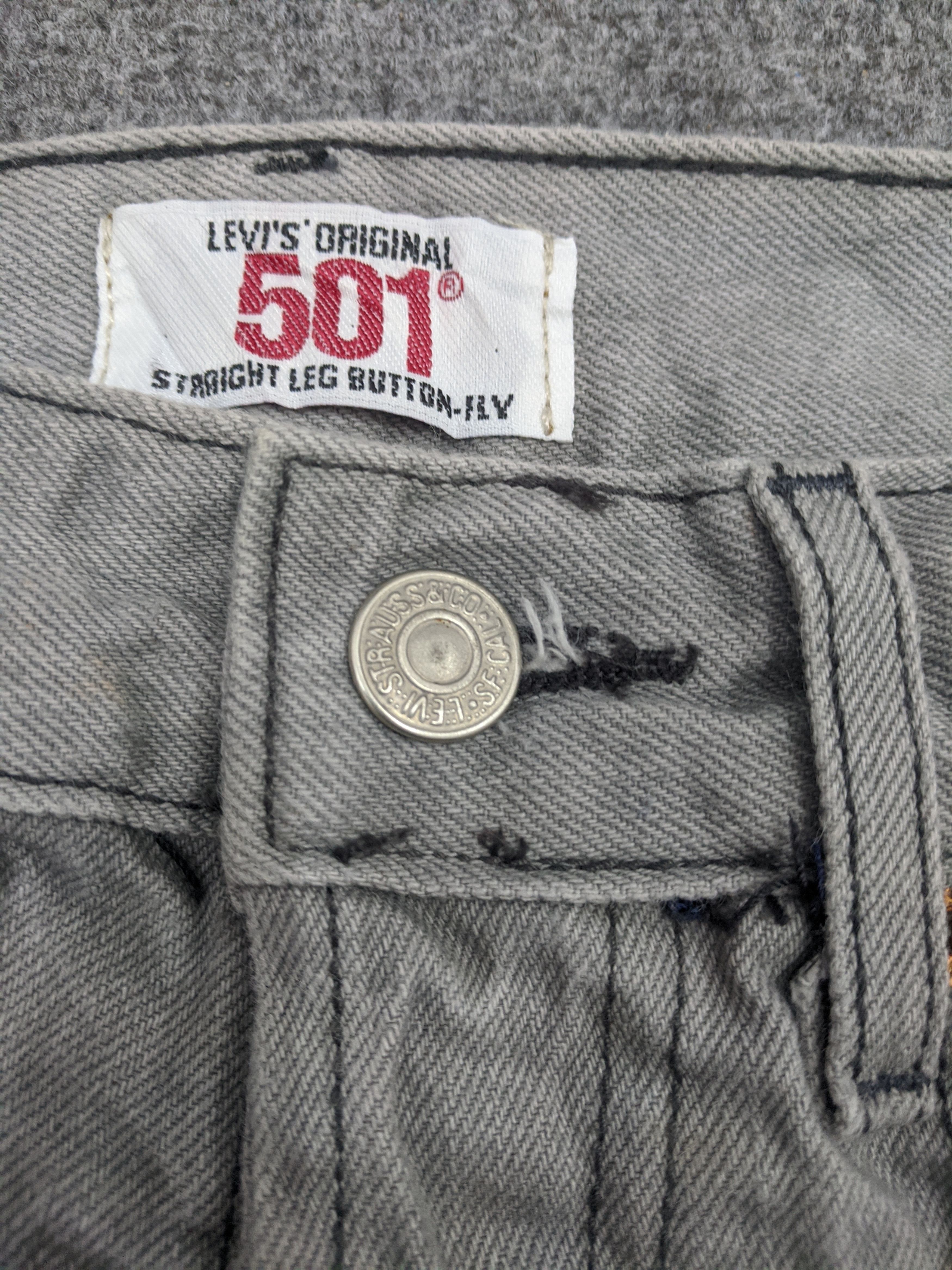 Levi's Vintage 90s Levis 501 Jeans DP0715 Size US 31 - 11 Thumbnail