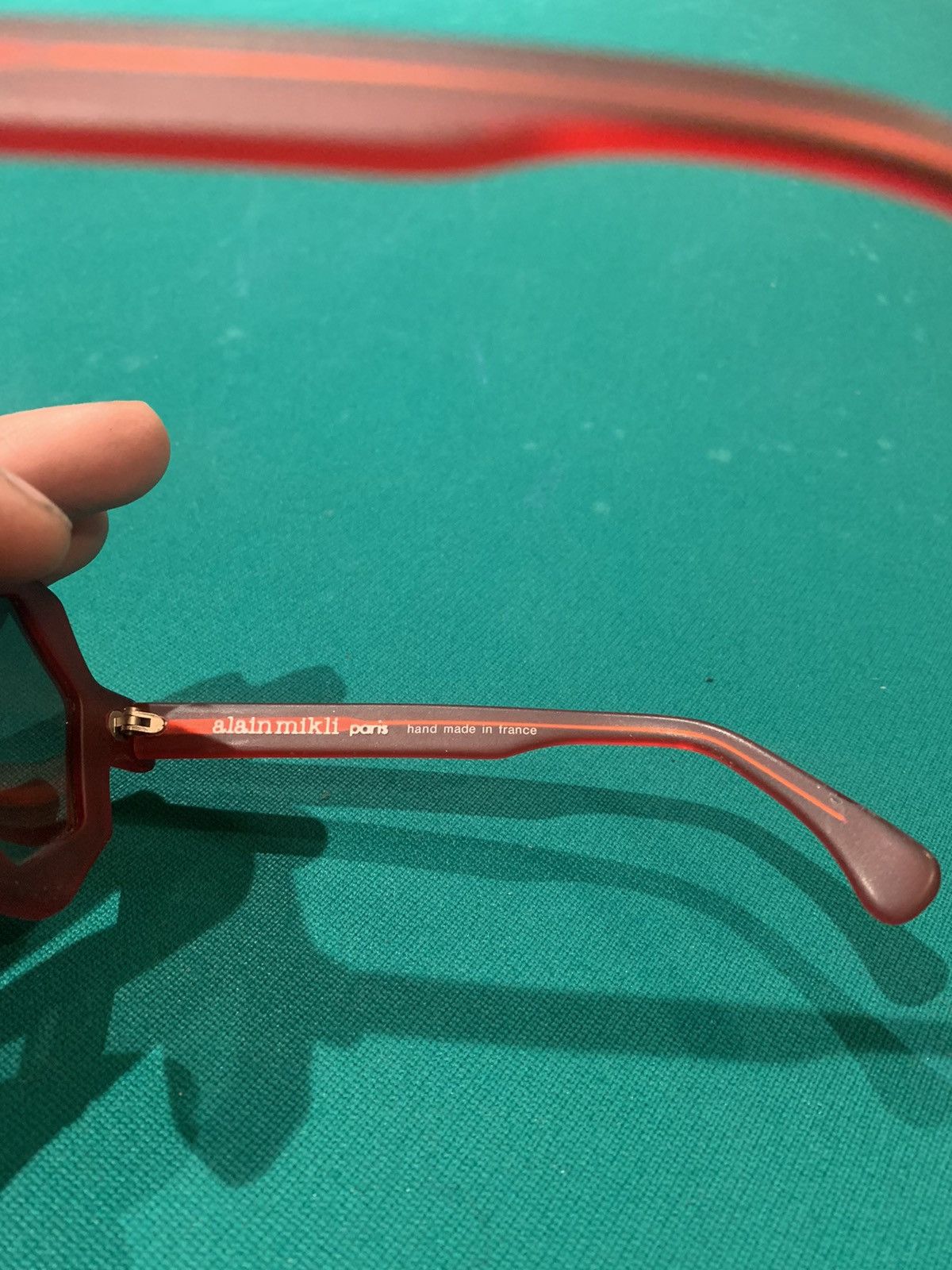 Alain Mikli Vintage Alain mikli “stop sign” sunglasses Size ONE SIZE - 3 Thumbnail