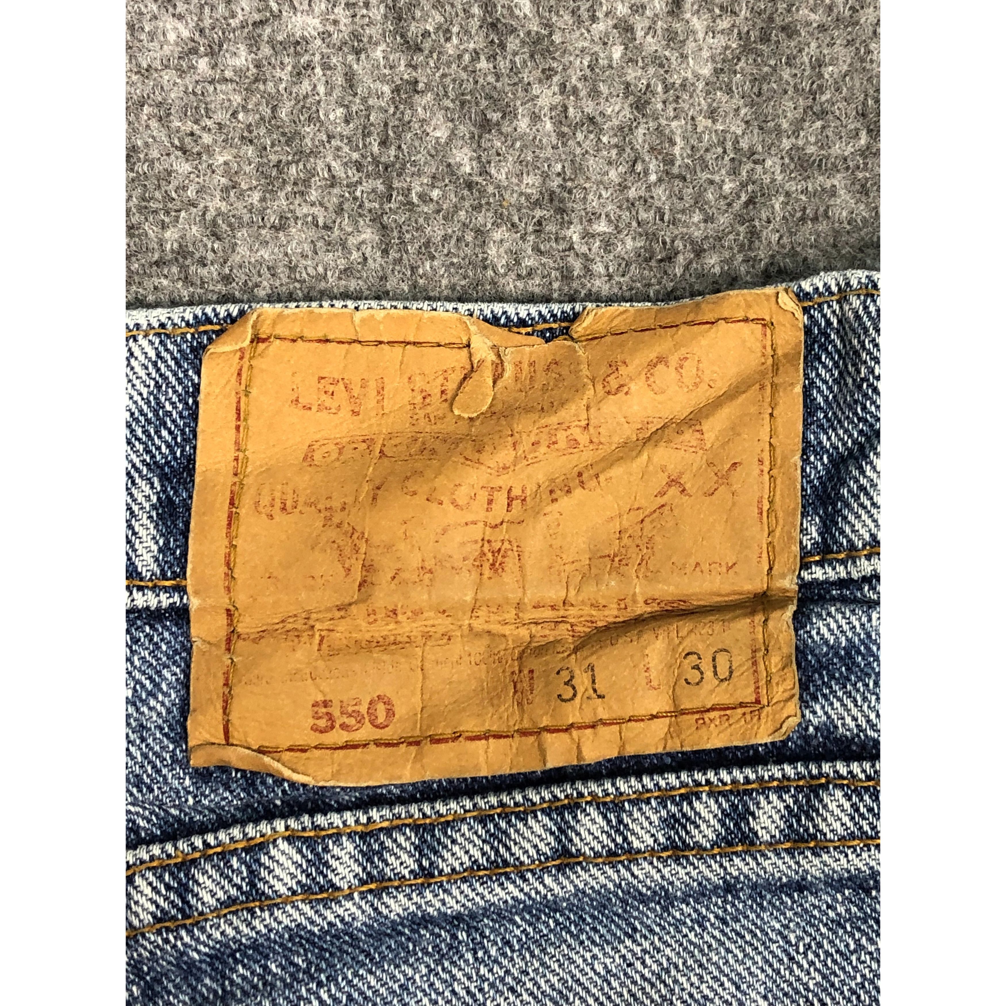 Levi's Vintage Levis 550 Jeans Lightwash DP0535 Size US 31 - 5 Thumbnail