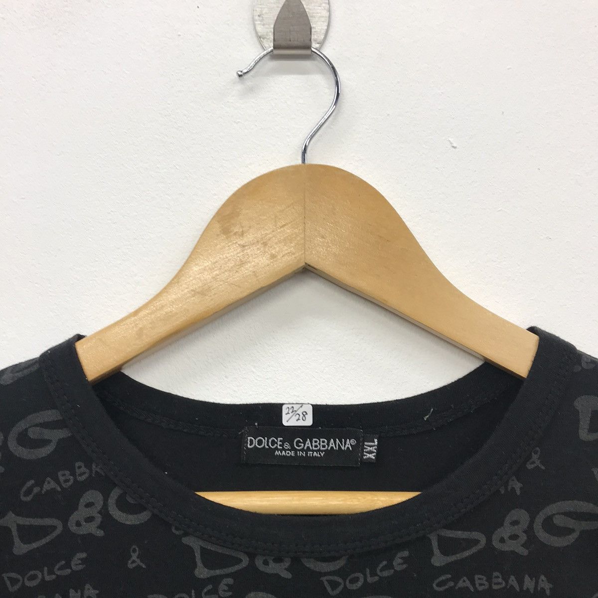 Designer × Dolce & Gabbana Rare!! Dolce Gabbana Fullprint SpellOut Tee Size US XXL / EU 58 / 5 - 3 Thumbnail