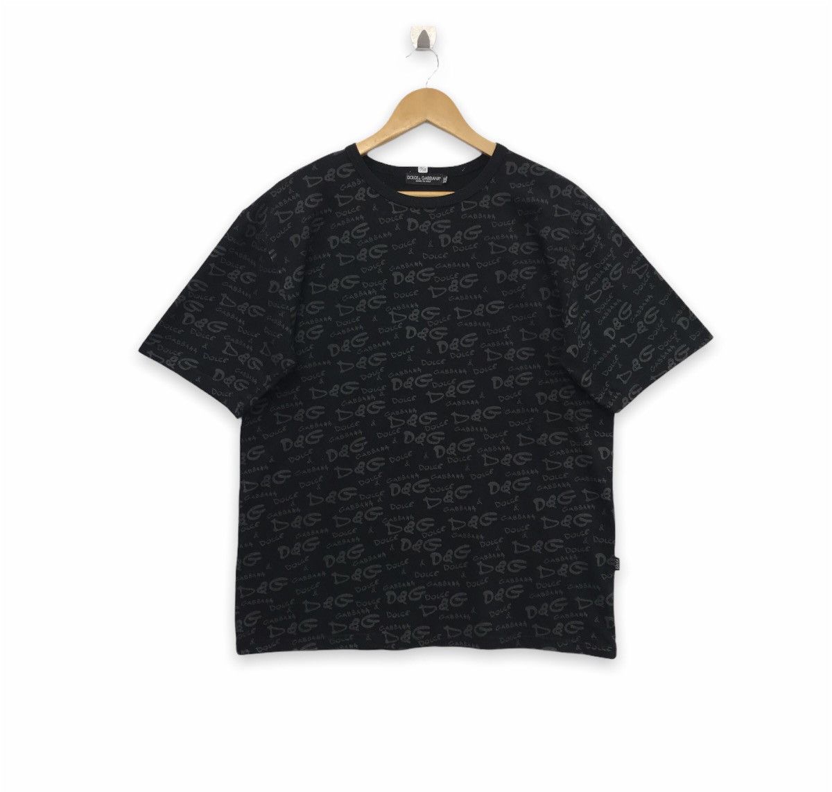 Designer × Dolce & Gabbana Rare!! Dolce Gabbana Fullprint SpellOut Tee Size US XXL / EU 58 / 5 - 1 Thumbnail
