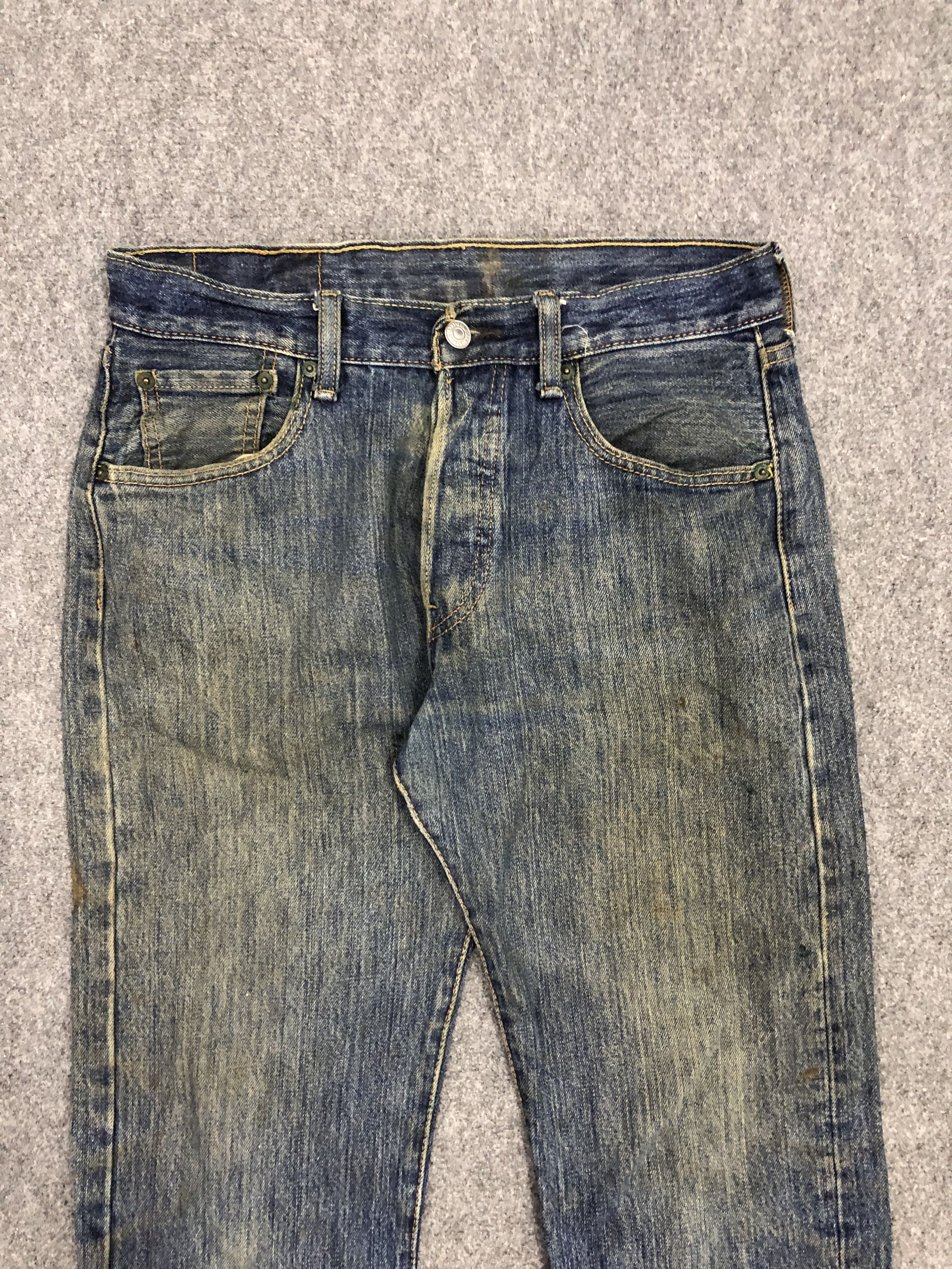 Levi's Vintage Levis 501 Light Wash Denim DP1137 Size US 31 - 2 Thumbnail