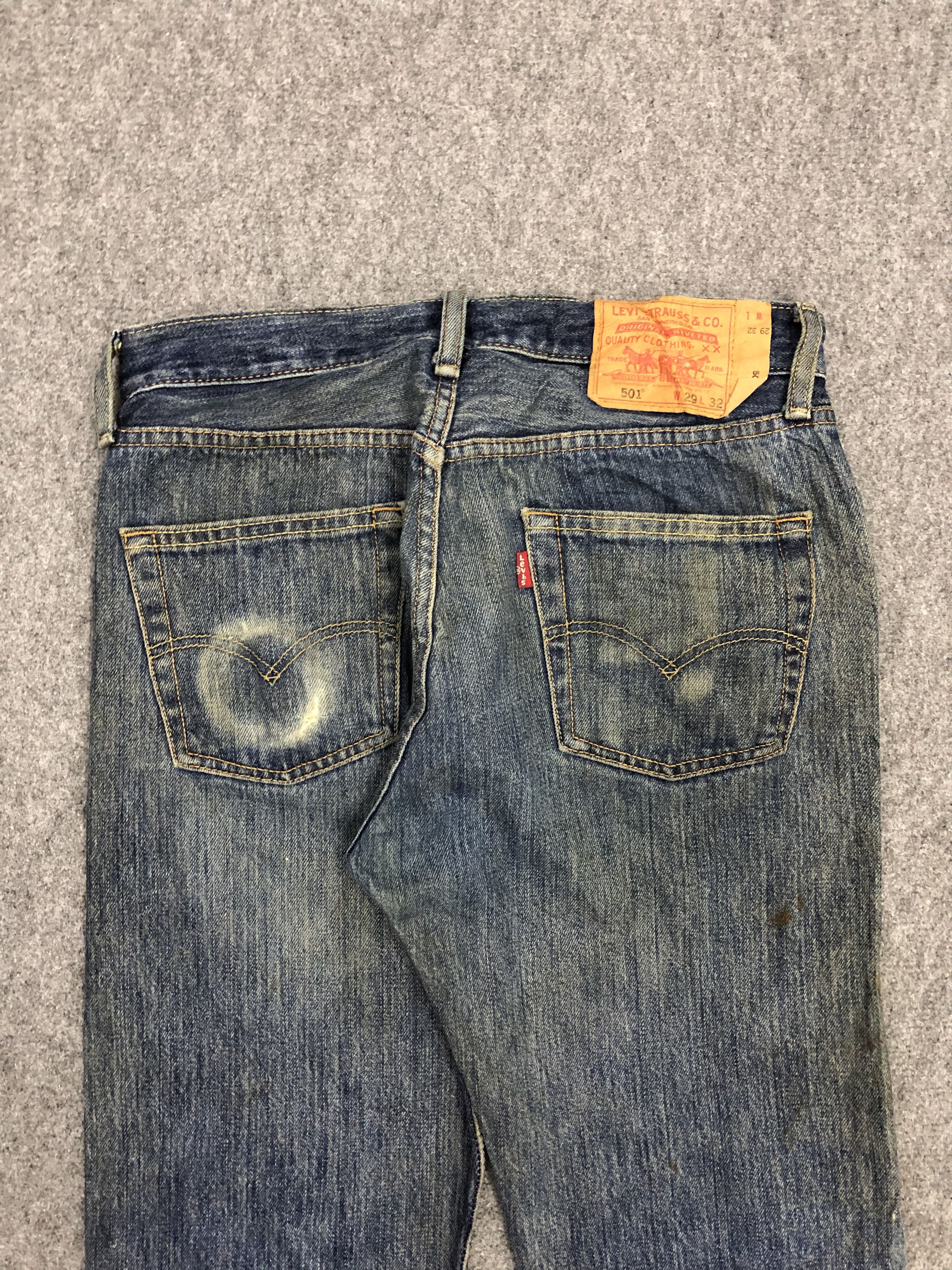 Levi's Vintage Levis 501 Light Wash Denim DP1137 Size US 31 - 4 Thumbnail