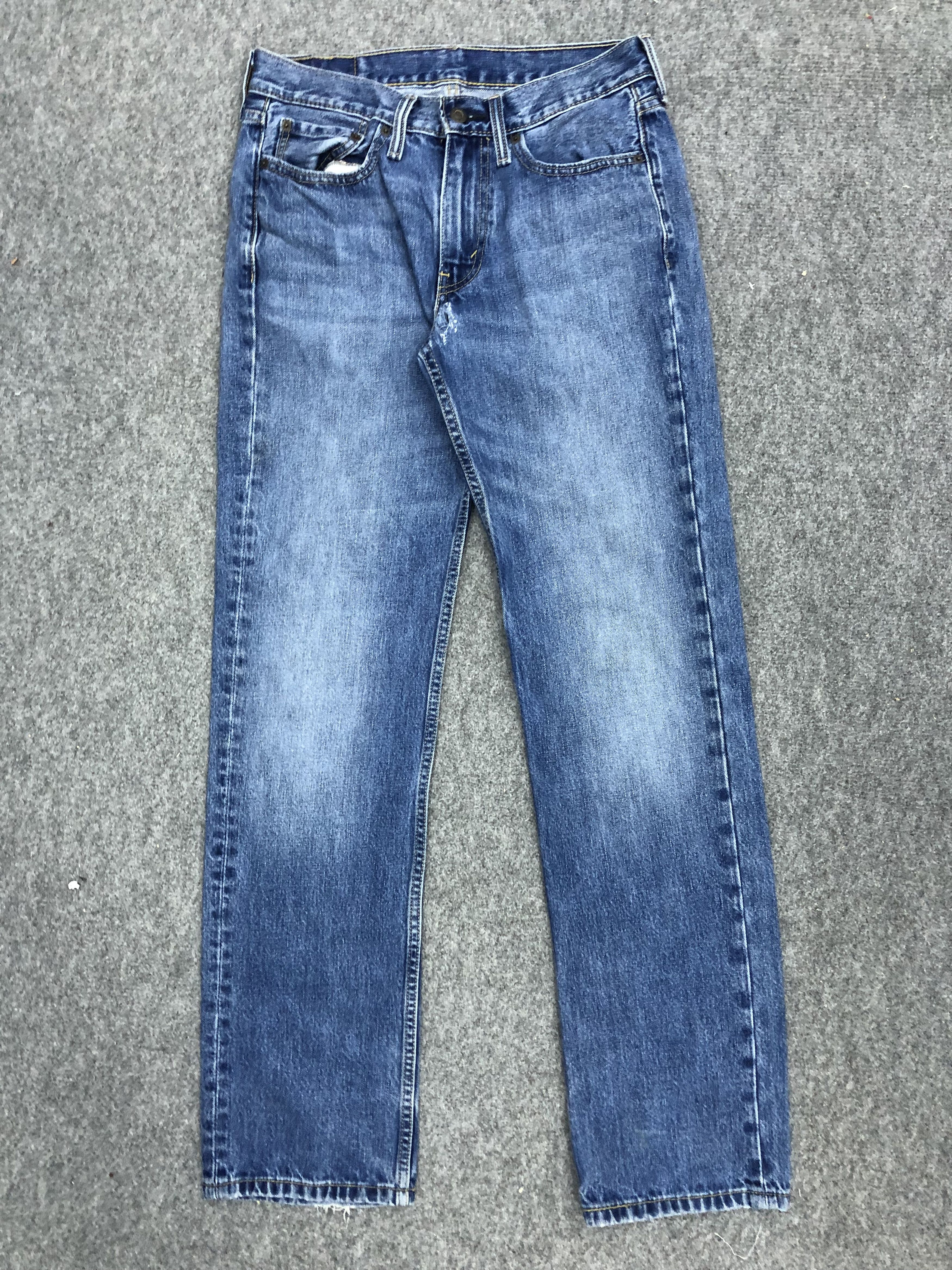 image of Levis 514 Light Wash Denim in Blue Denim, Men's (Size 31)