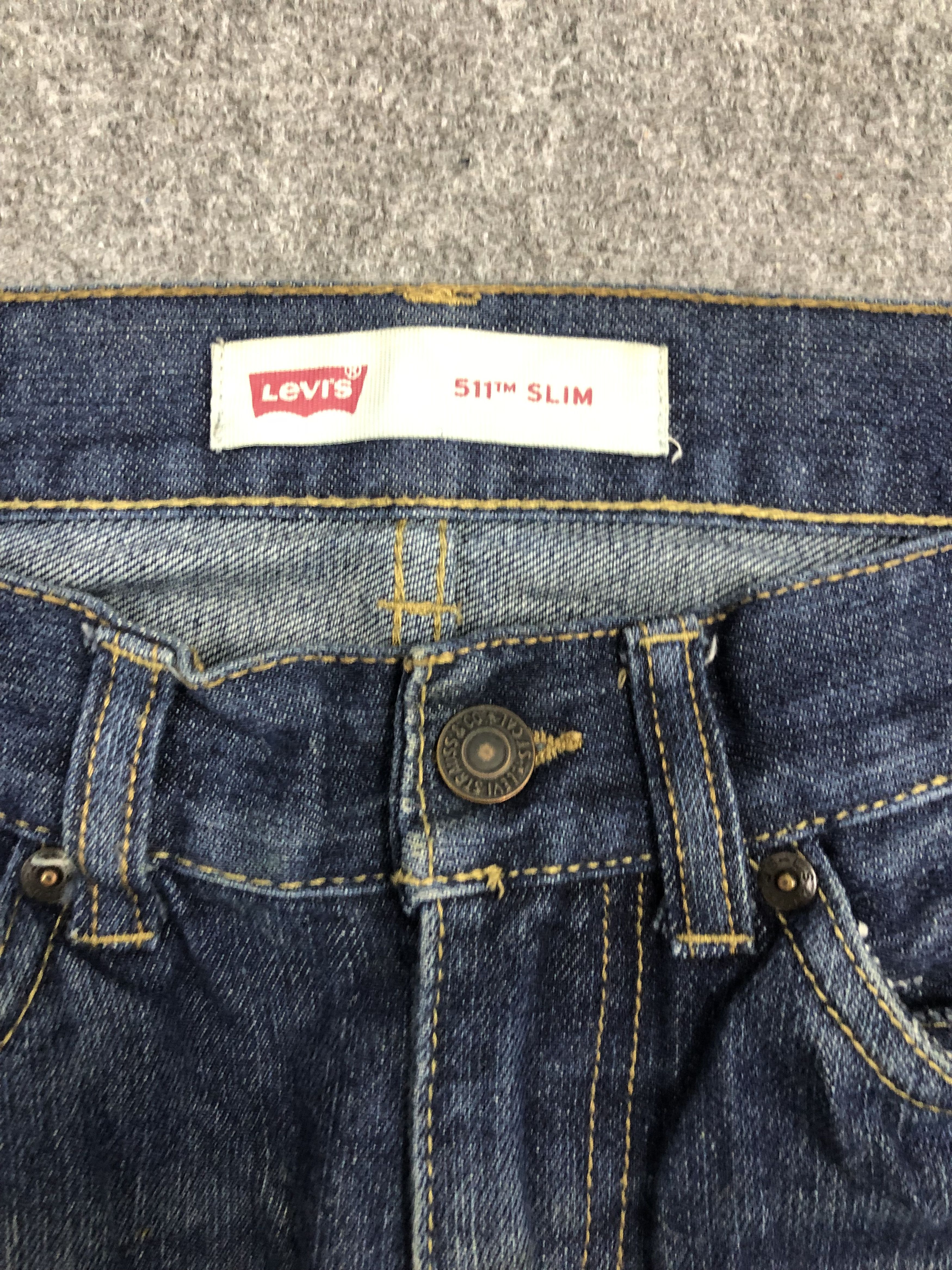 Levi's Vintage Levis 511 Slim Fit Denim DP1220 Size US 31 - 7 Thumbnail