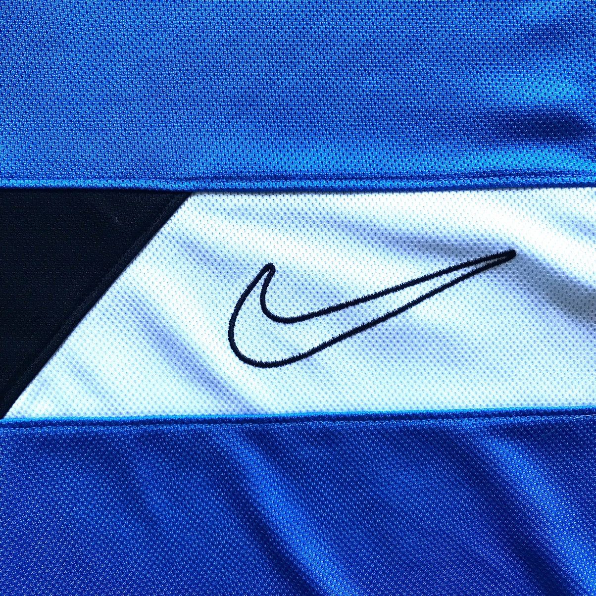 Nike × Vintage Vintage 90’s Nike Big Logo Tee Jersey Made in USA Size US M / EU 48-50 / 2 - 3 Thumbnail