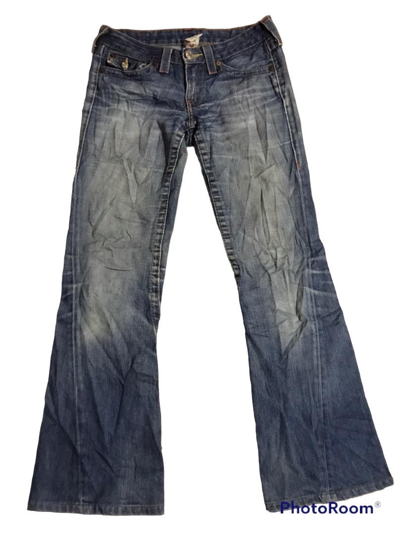 True Religion × Vintage True Religion flare jeans boot cut Size 29" - 1 Thumbnail