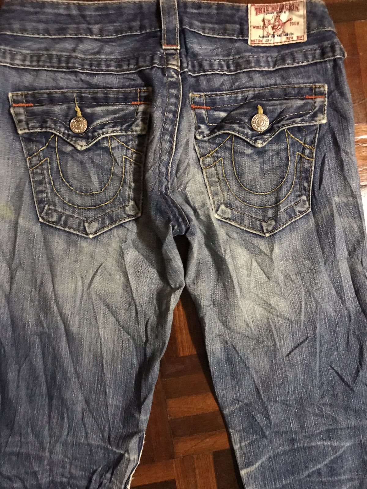 True Religion × Vintage True Religion flare jeans boot cut Size 29" - 3 Thumbnail