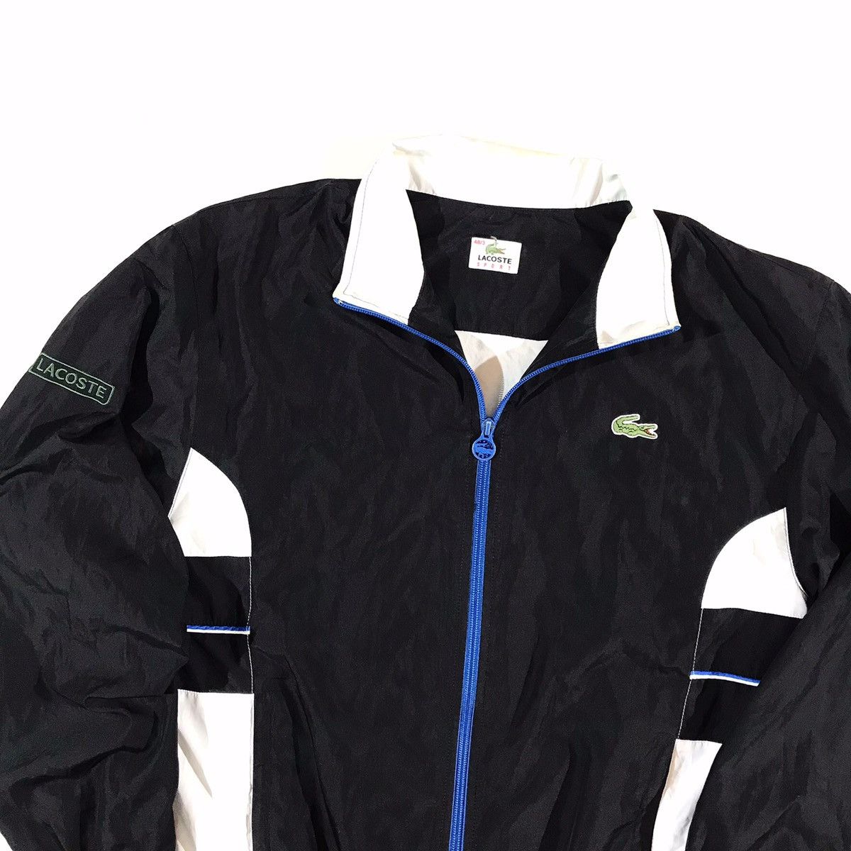 Lacoste × Vintage Vintage Y2K Lacoste Full Zip Light Jacket Size M - L Size US L / EU 52-54 / 3 - 1 Thumbnail
