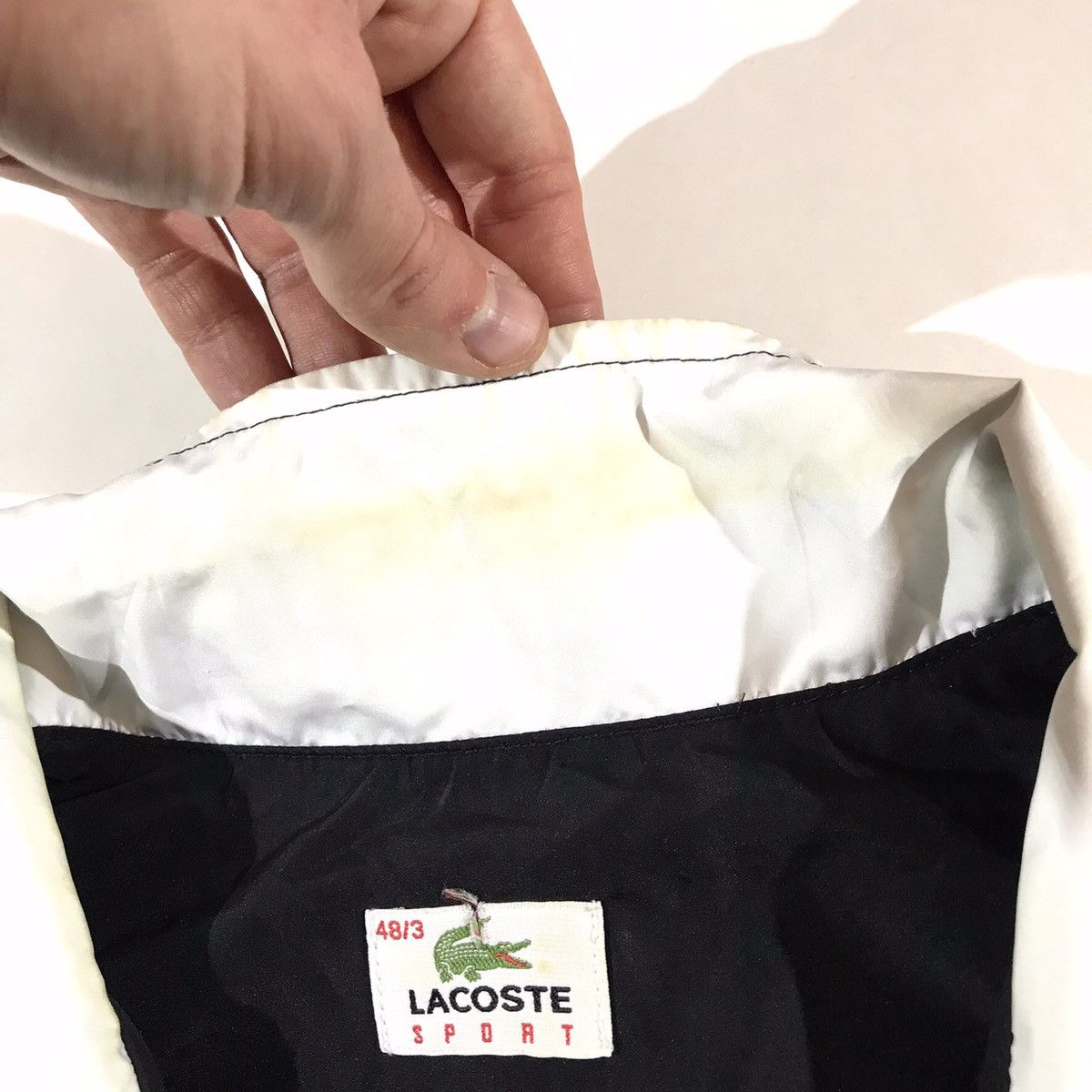 Lacoste × Vintage Vintage Y2K Lacoste Full Zip Light Jacket Size M - L Size US L / EU 52-54 / 3 - 11 Thumbnail