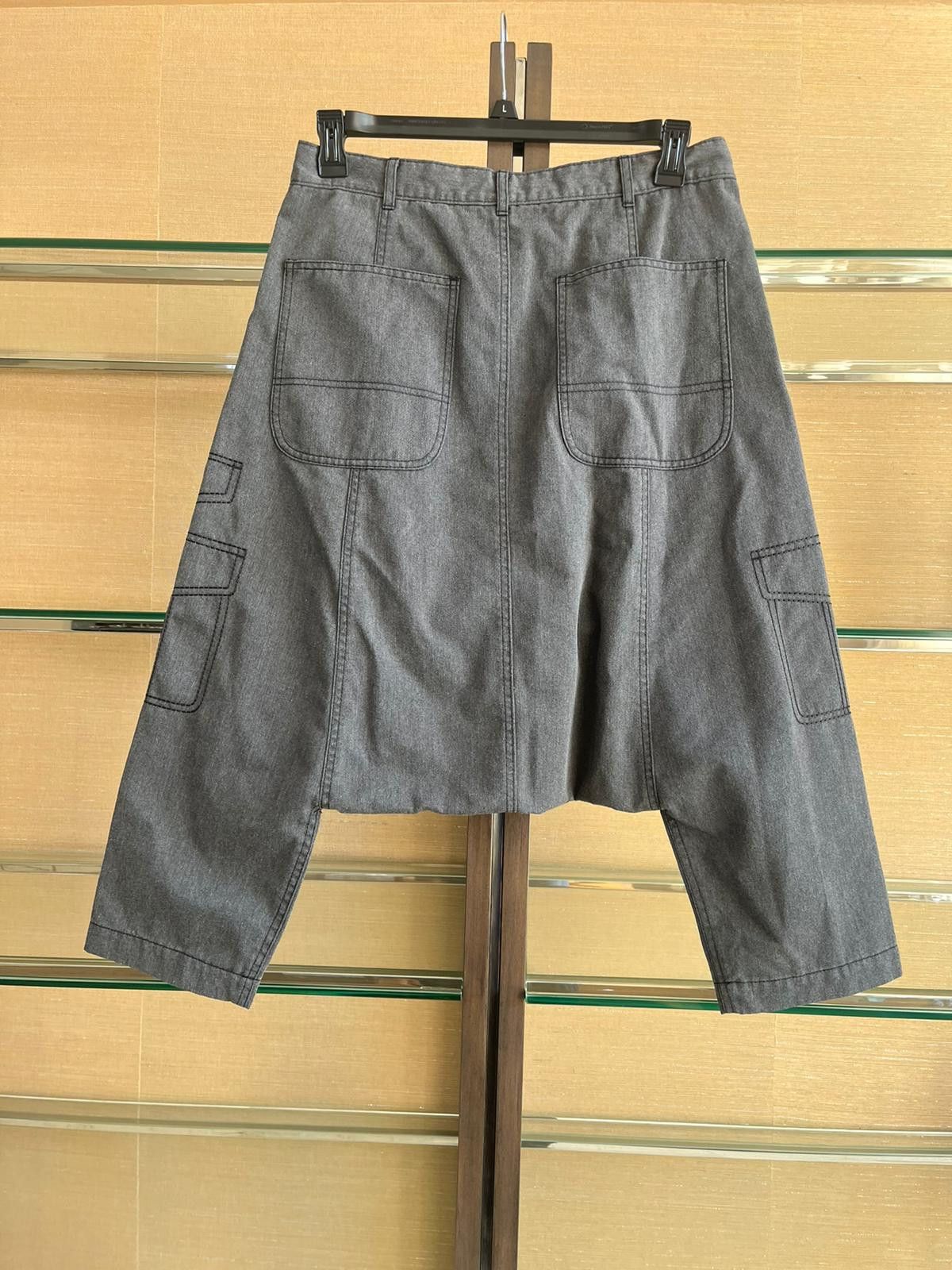 Comme des Garcons Black CDG Black Drop Crotch Pants in Washed Black Size US 32 / EU 48 - 14 Thumbnail