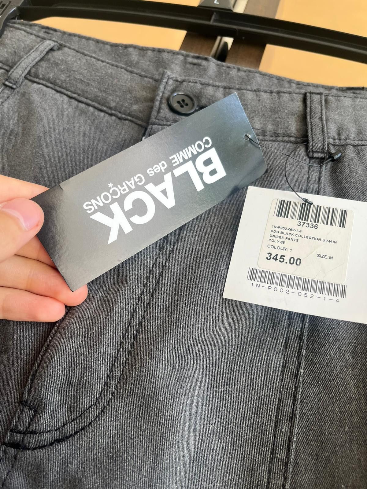 Comme des Garcons Black CDG Black Drop Crotch Pants in Washed Black Size US 32 / EU 48 - 9 Thumbnail