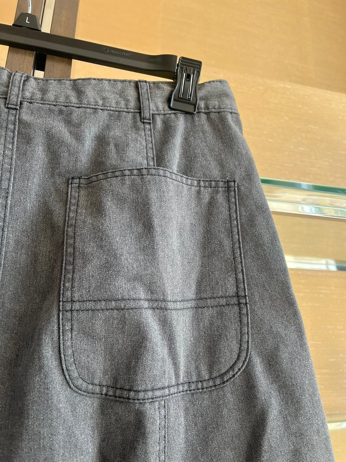 Comme des Garcons Black CDG Black Drop Crotch Pants in Washed Black Size US 32 / EU 48 - 16 Thumbnail