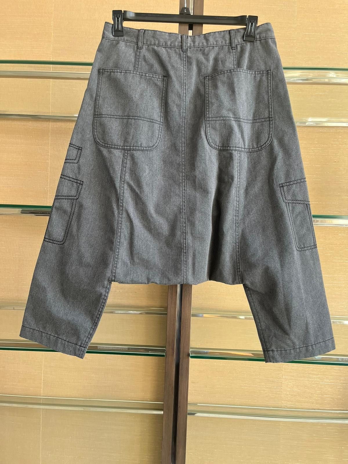 Comme des Garcons Black CDG Black Drop Crotch Pants in Washed Black Size US 32 / EU 48 - 15 Thumbnail