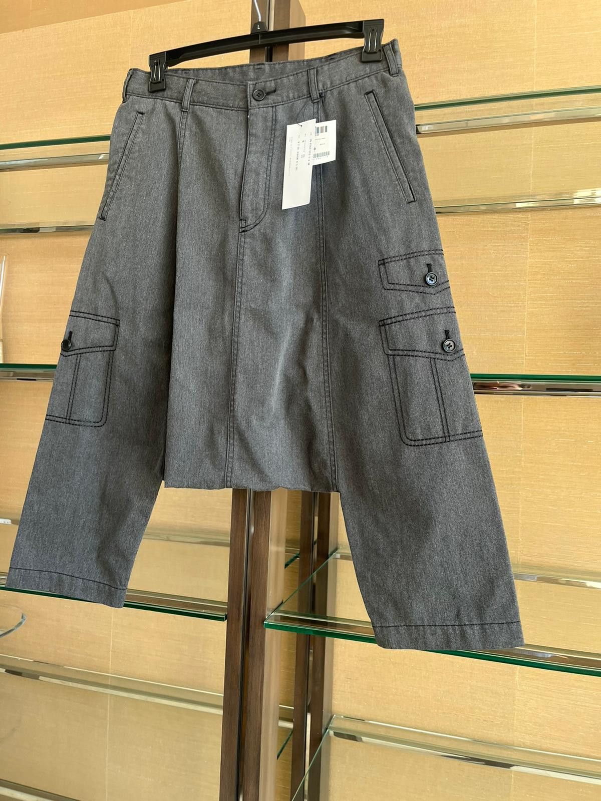 Comme des Garcons Black CDG Black Drop Crotch Pants in Washed Black Size US 32 / EU 48 - 11 Thumbnail