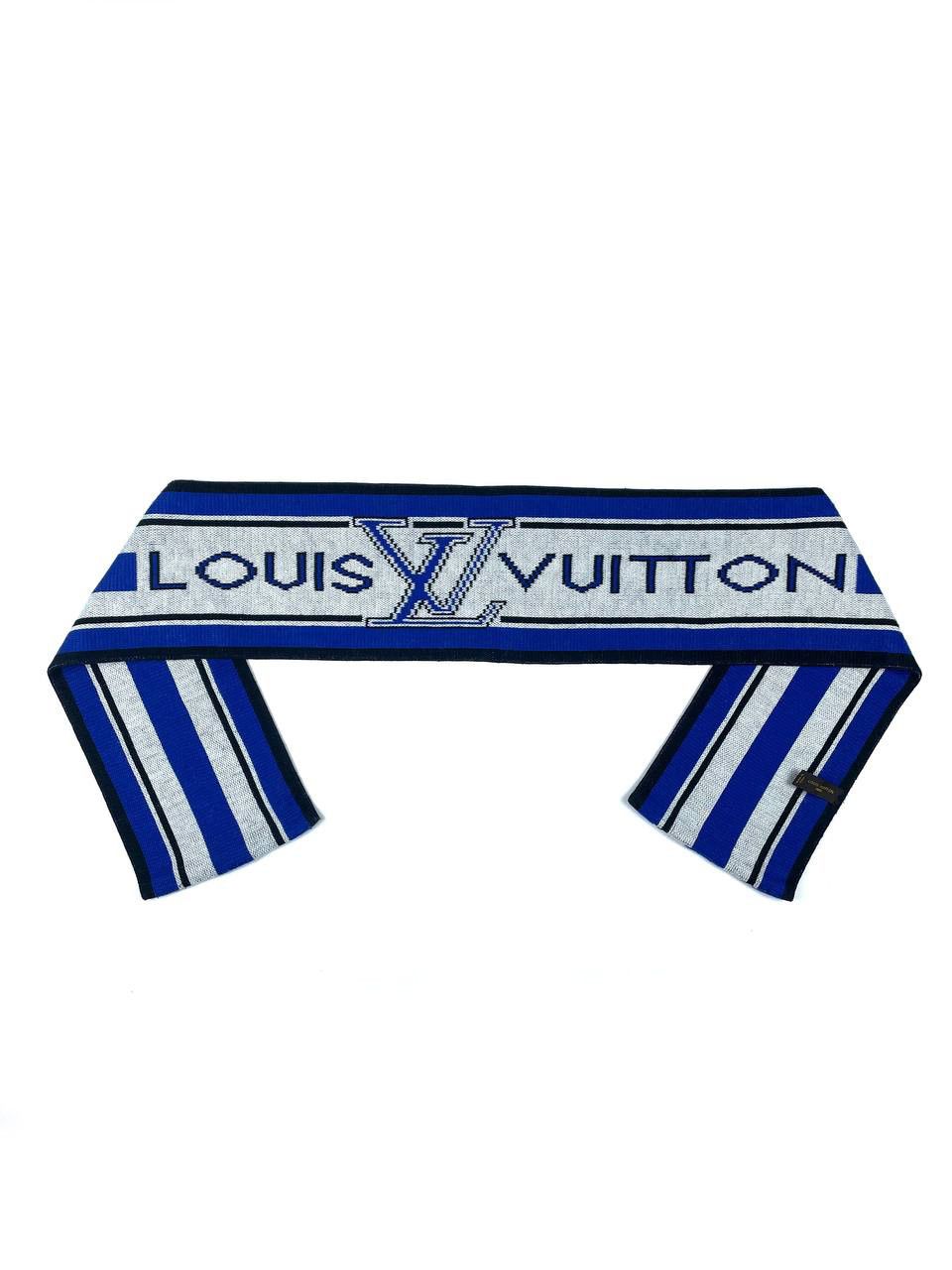 Louis Vuitton Louis Vuitton Rare Vintage Blue & White Scarf Size ONE SIZE - 1 Thumbnail