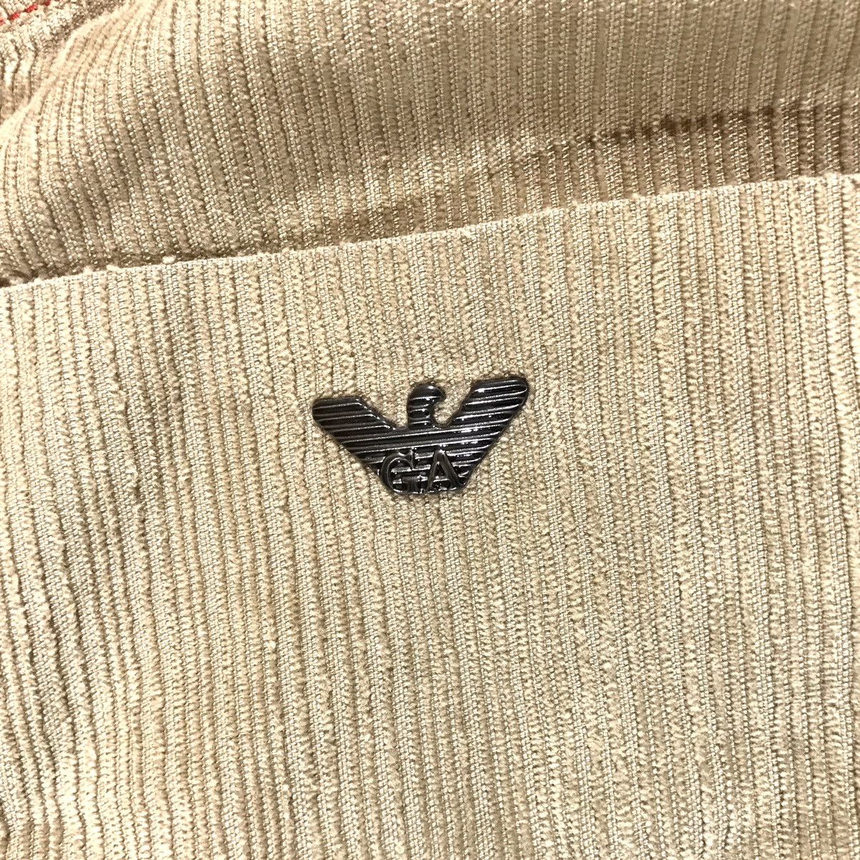 Armani × Vintage Vintage Y2K Corduroy Velvet Armani Jeans Pants Size US 33 - 8 Thumbnail