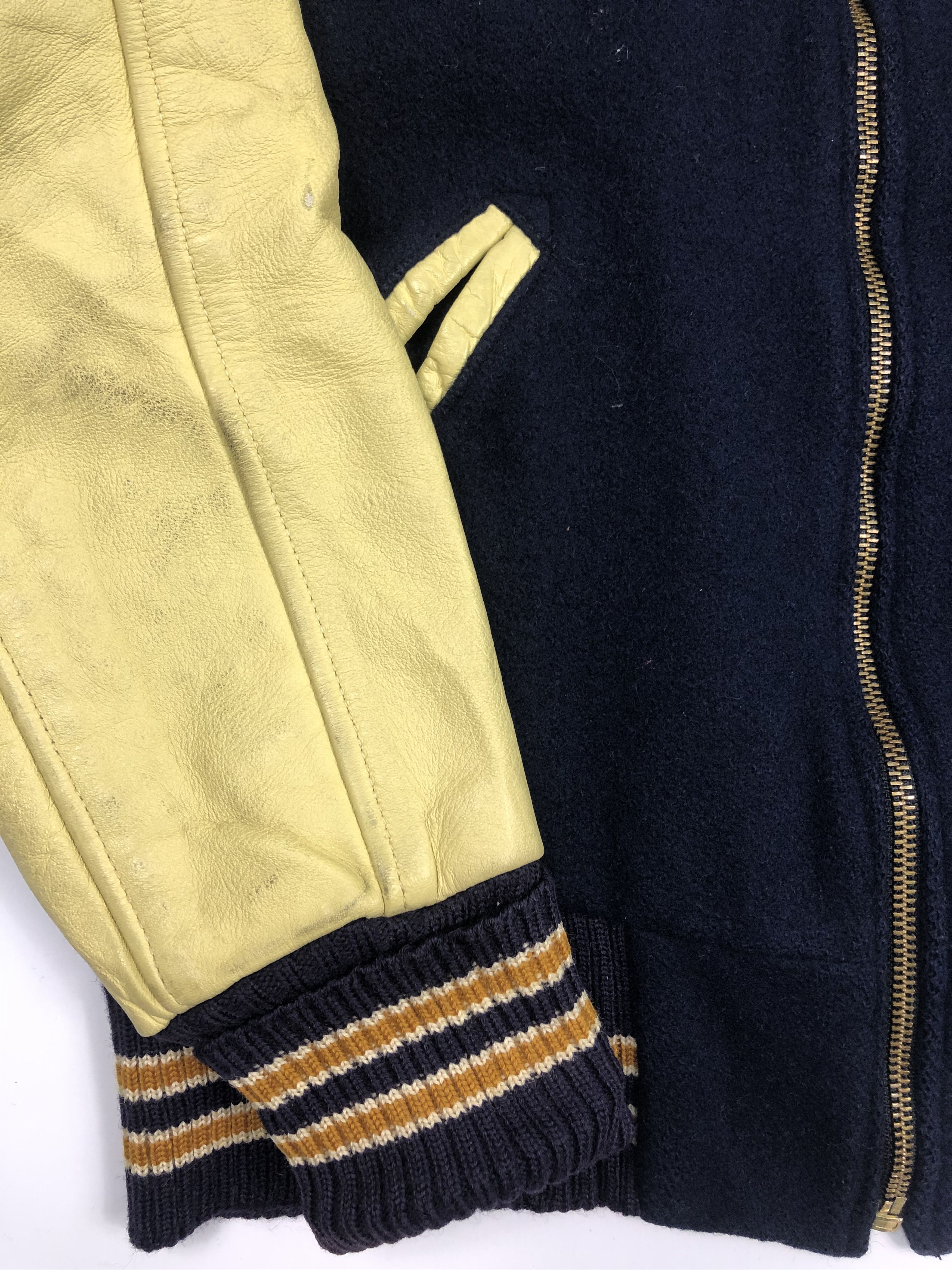 Skookum × Vintage Vintage 70s Skookum Varsity Jacket Leather Made In USA V0026 Size US S / EU 44-46 / 1 - 3 Thumbnail