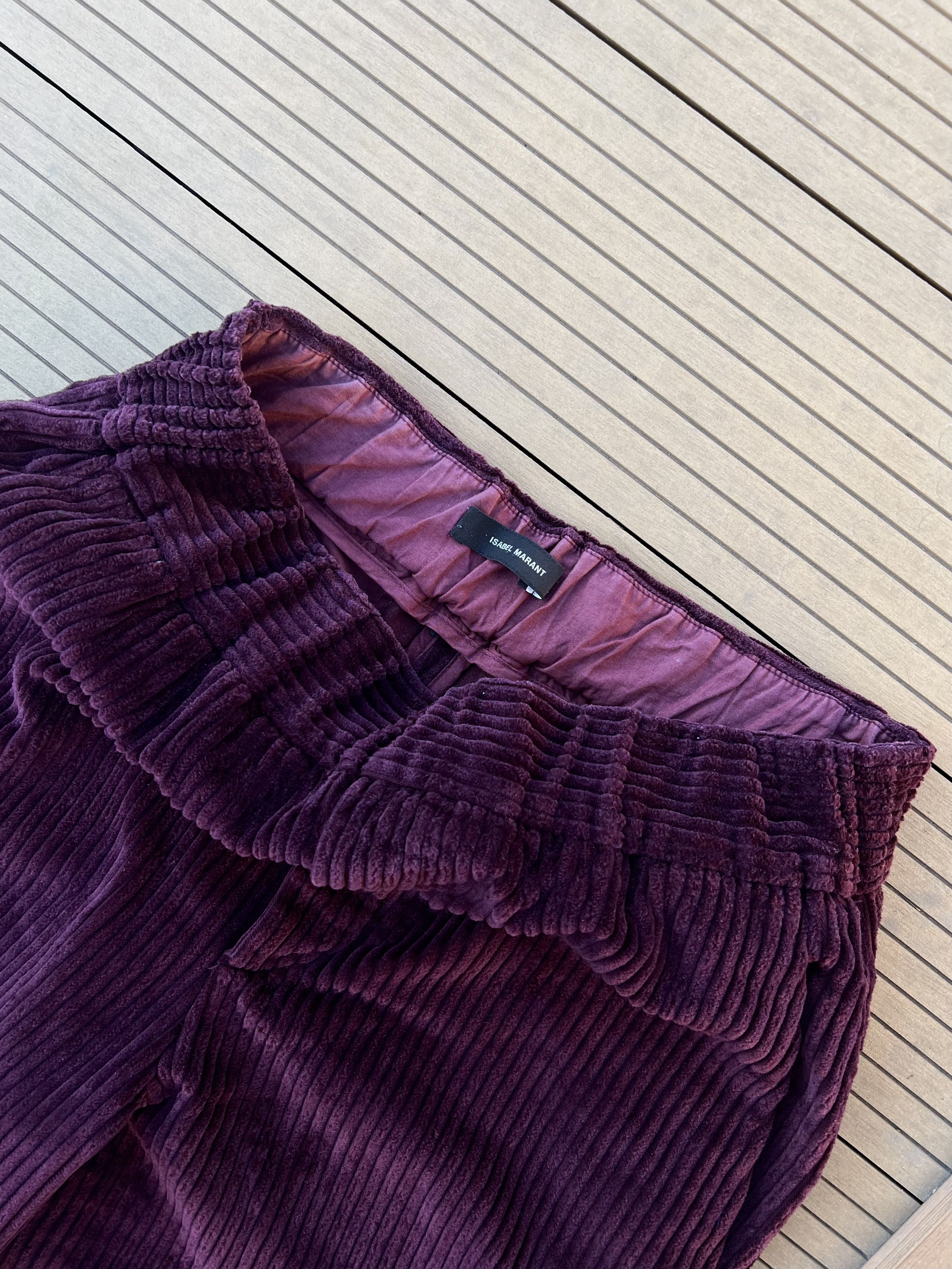 Isabel Marant Isabel Marant Corduroy Baggy Pants Size 25" / US 0 / IT 36 - 9 Thumbnail