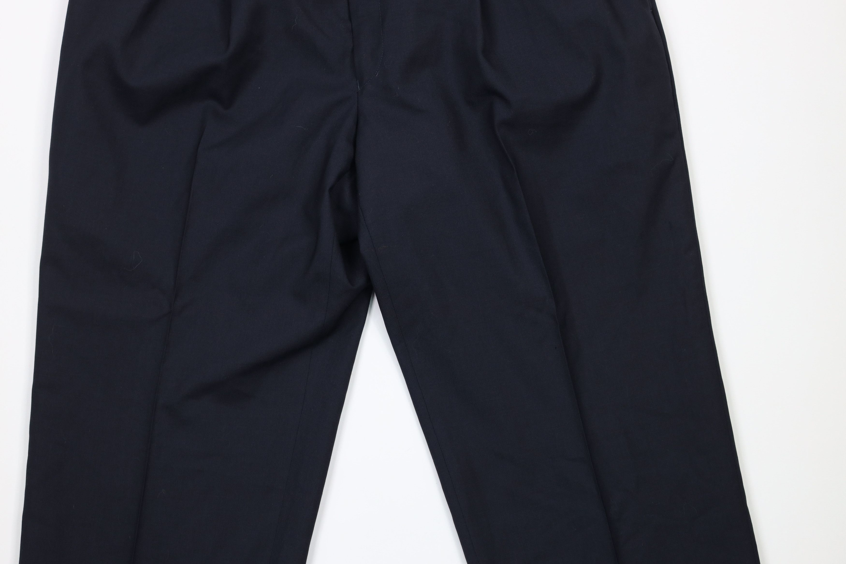 Ralph Lauren × Vintage Vintage Ralph Lauren Pleated Cuffed Wide Leg Wool Pants Size 36 - 3 Thumbnail