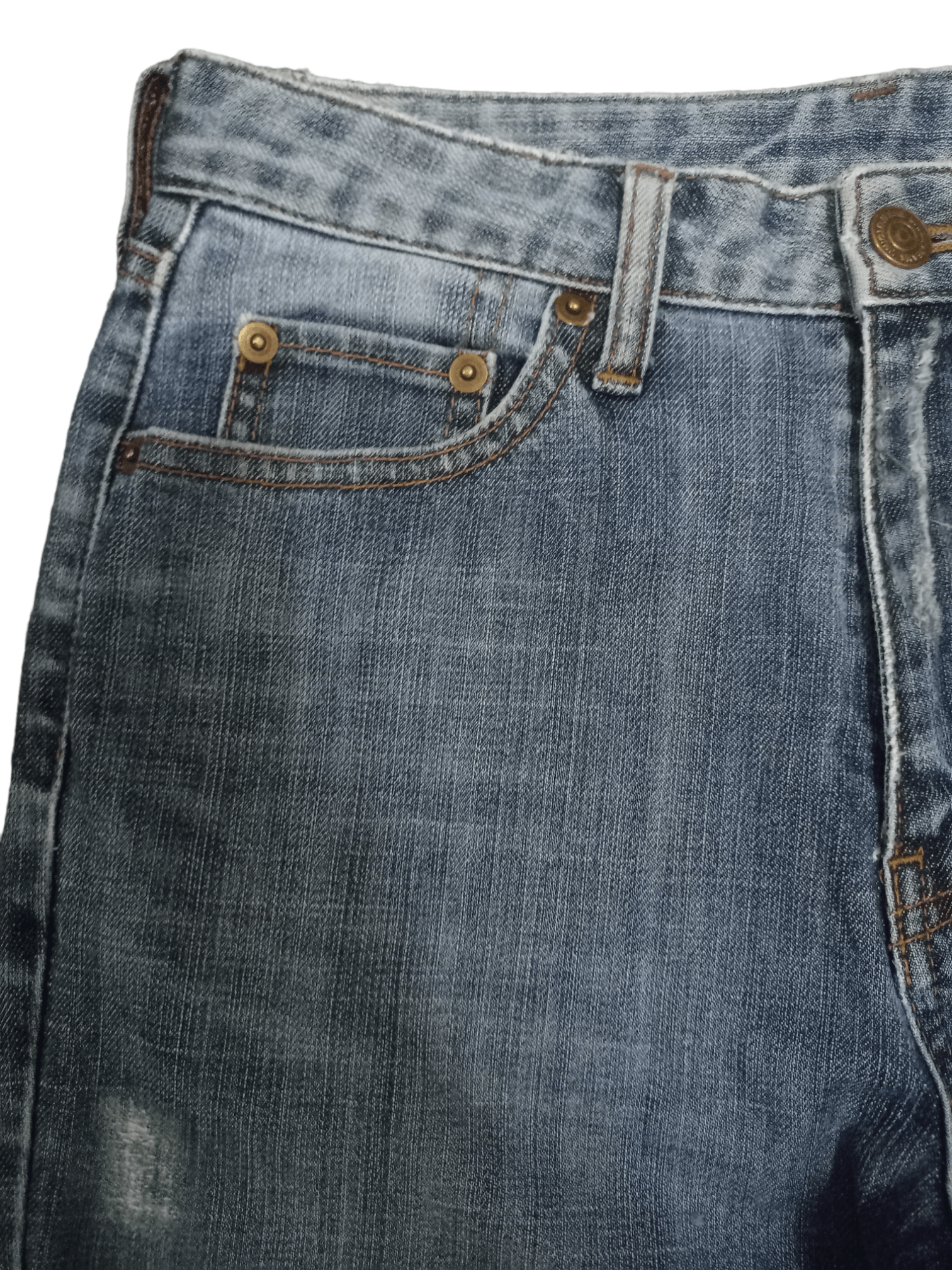 Japanese Brand × Uniqlo Vintage Japanese Uniqlo Blue Wash Flare Jeans 27x29 Size US 27 - 4 Thumbnail