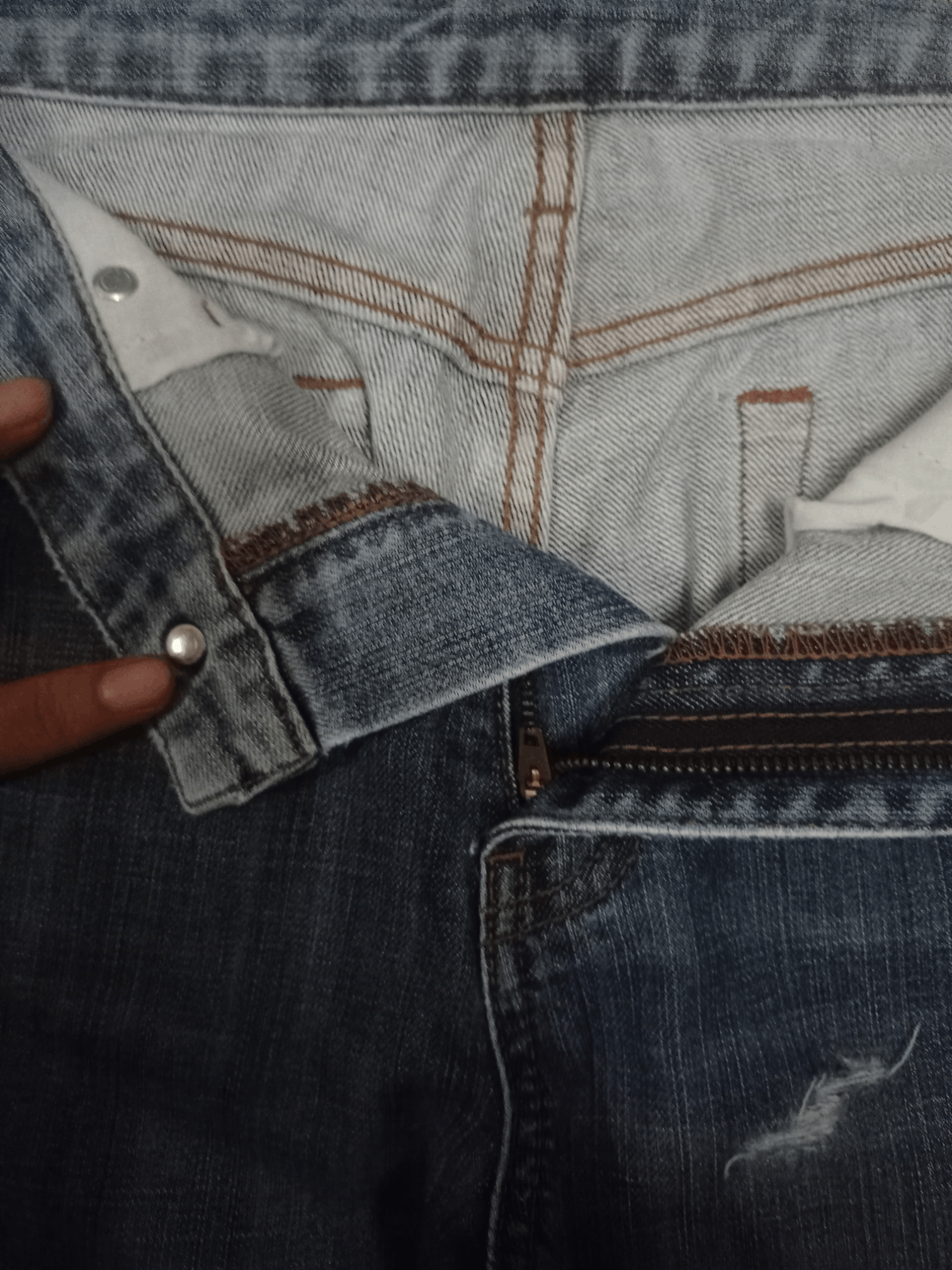 Japanese Brand × Uniqlo Vintage Japanese Uniqlo Blue Wash Flare Jeans 27x29 Size US 27 - 3 Thumbnail