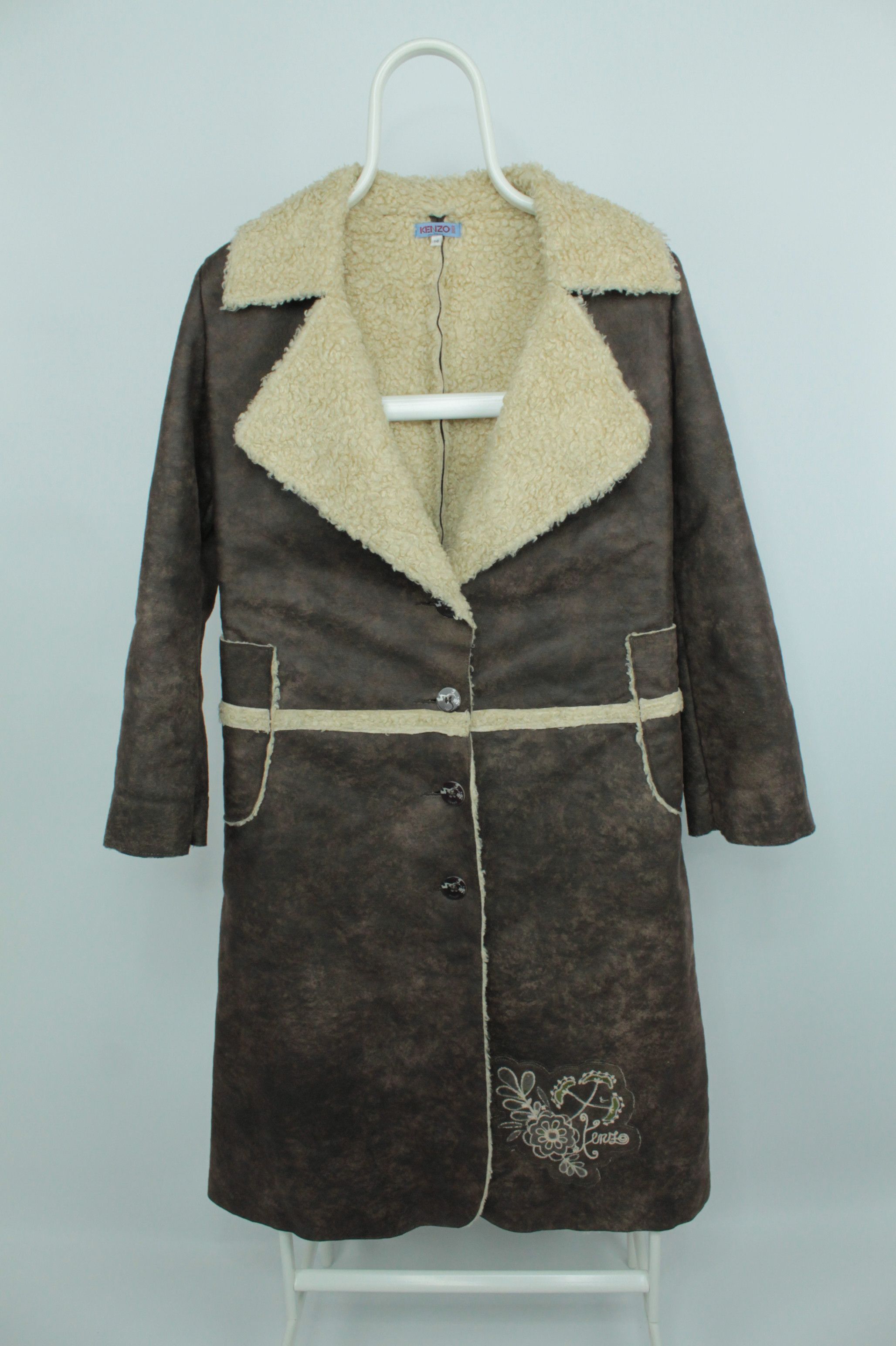 Kenzo Kenzo Ladies Faux Sheepskin Shearling Coat Size XS / US 0-2 / IT 36-38 - 1 Thumbnail