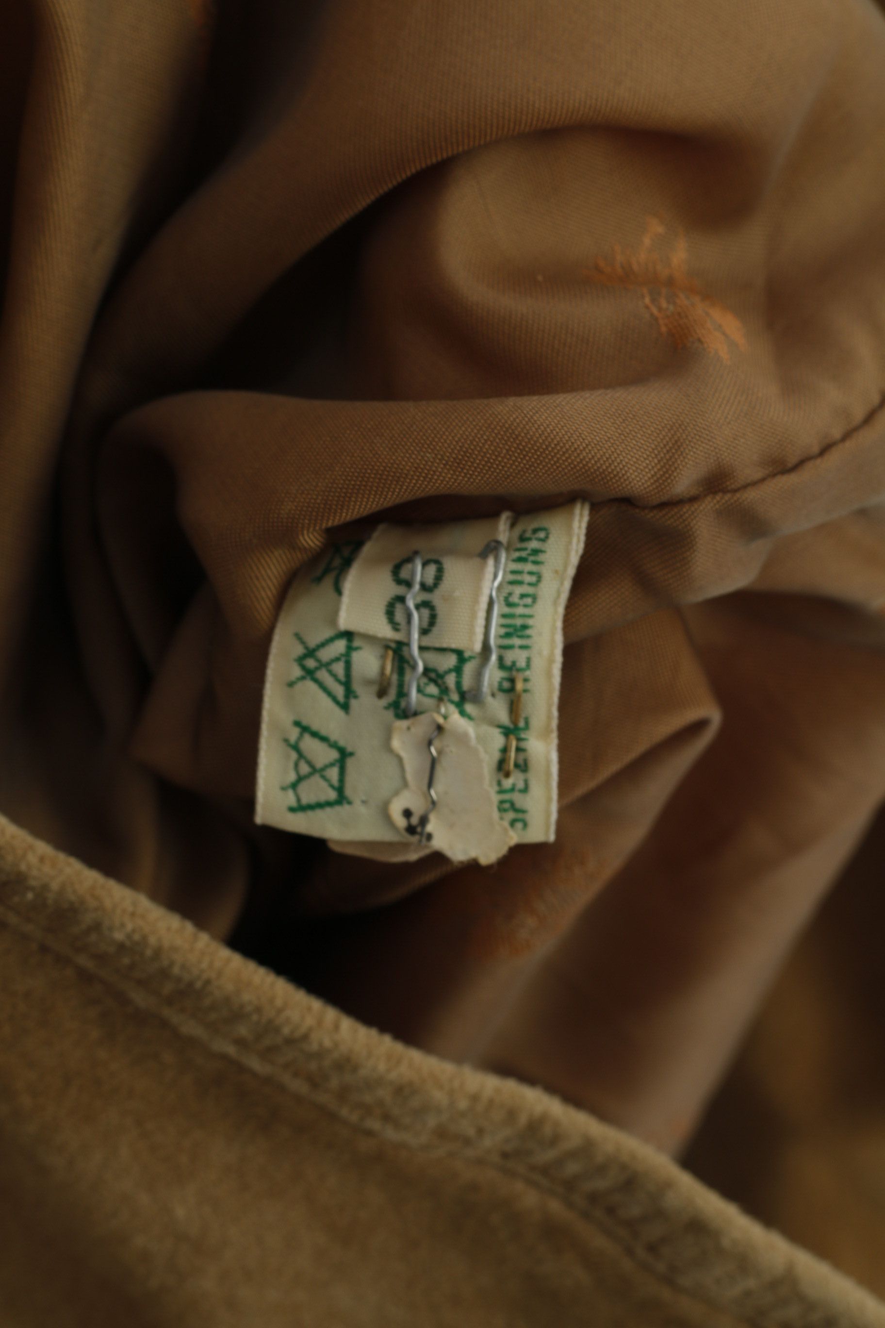 Vintage Distler Women 36 S Jacket Beige Leather Suede Tyrol 3704 Size S / US 4 / IT 40 - 6 Thumbnail