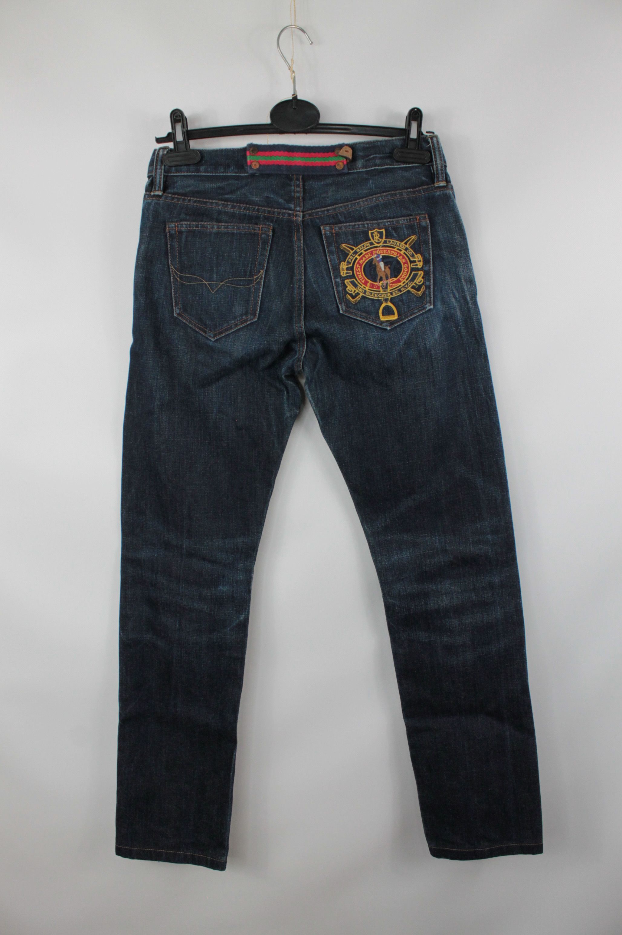 Ralph Lauren × Vintage Ralph Lauren Selvage Denim Straight Fit Women's Jeans Size 26" / US 2 / IT 38 - 3 Thumbnail